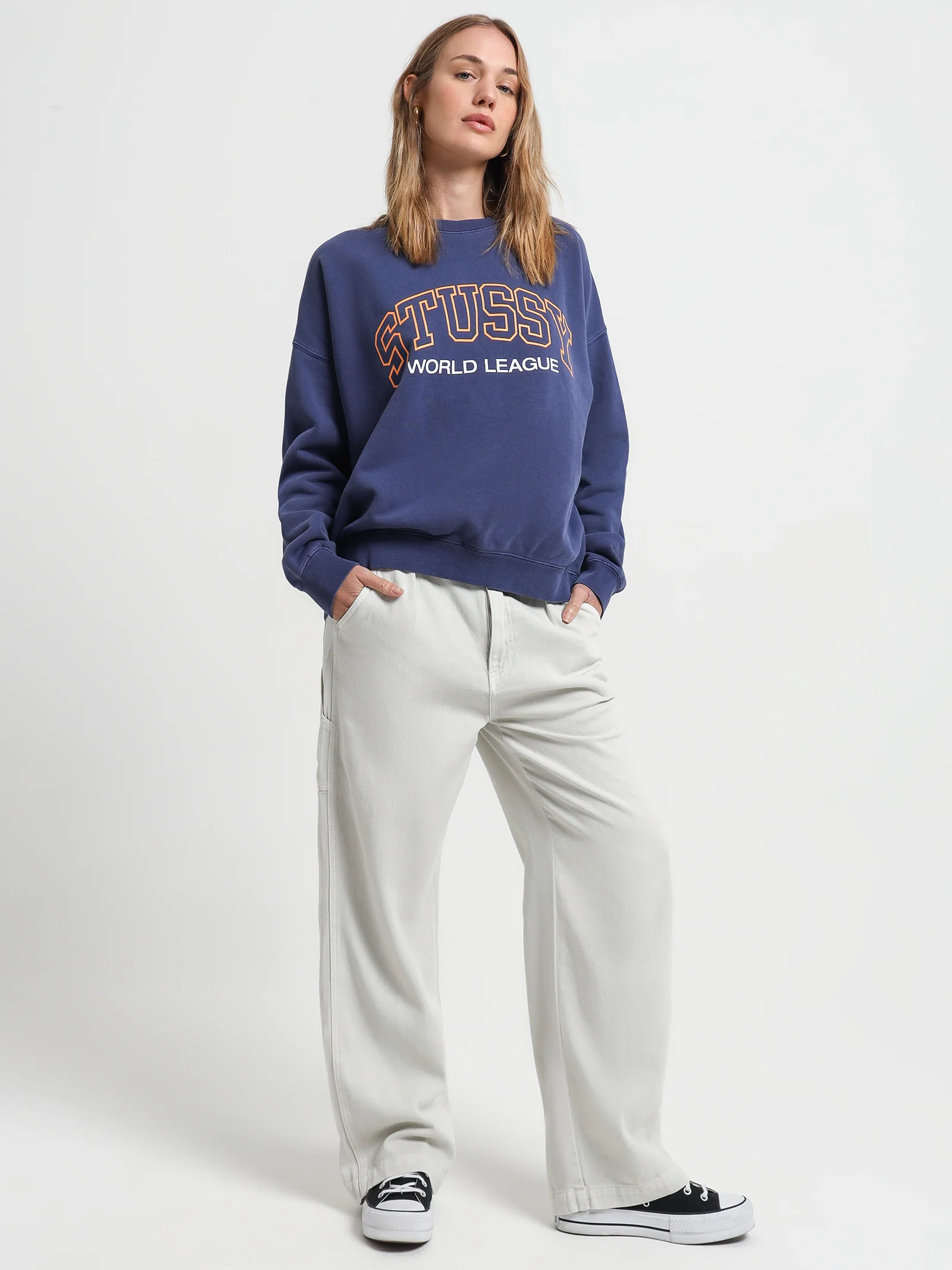 Stussy Sport Oversized Crew - Image 2