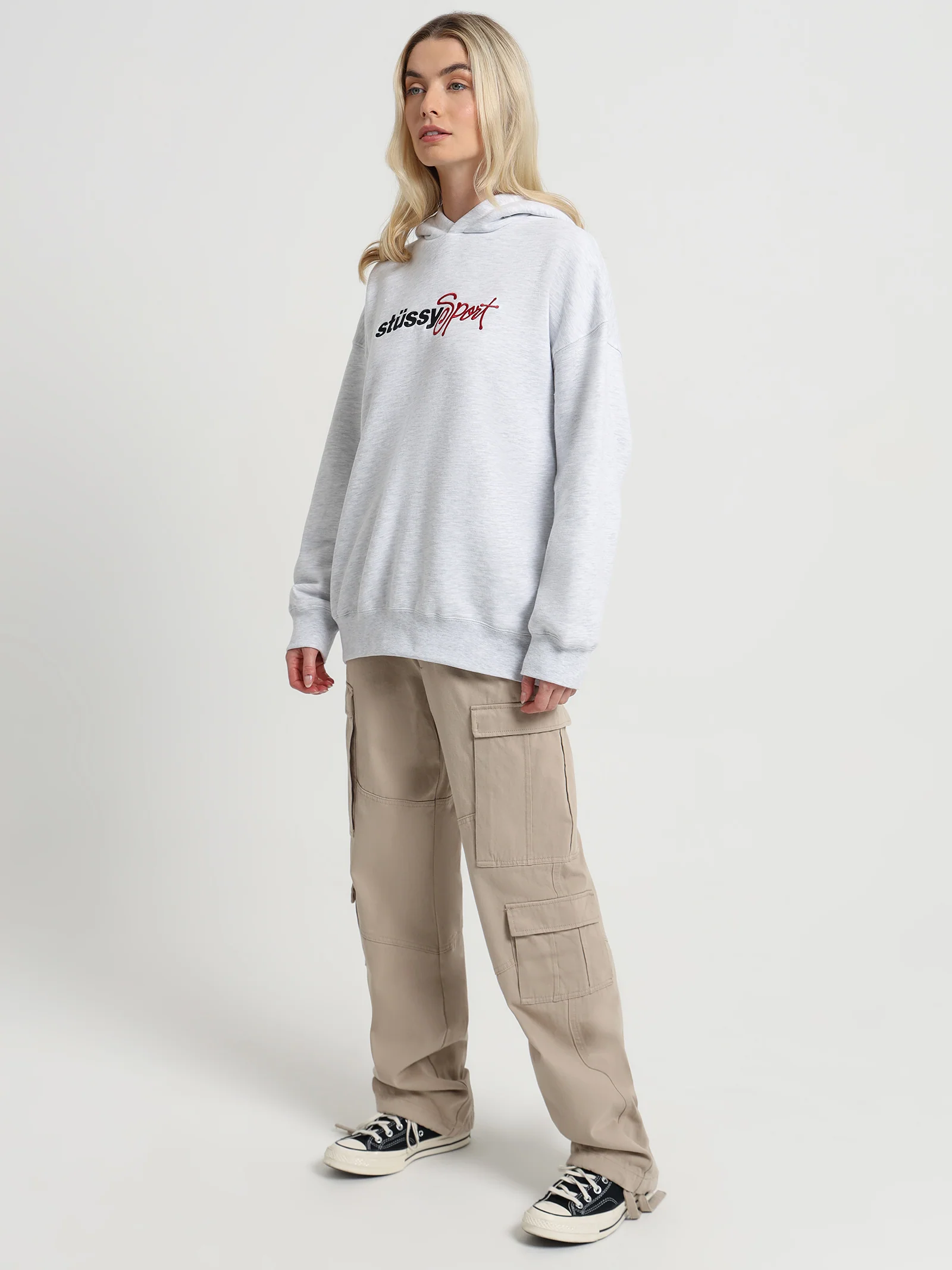 Stussy Sport Oversized Hooded Sweat - Image 4