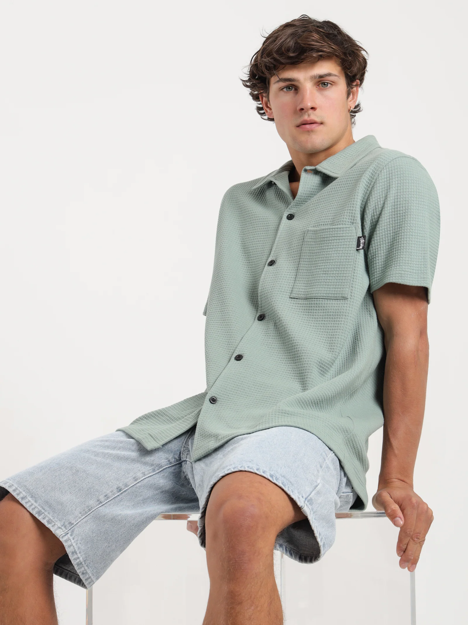 Stussy Waffle Shirt - Image 2
