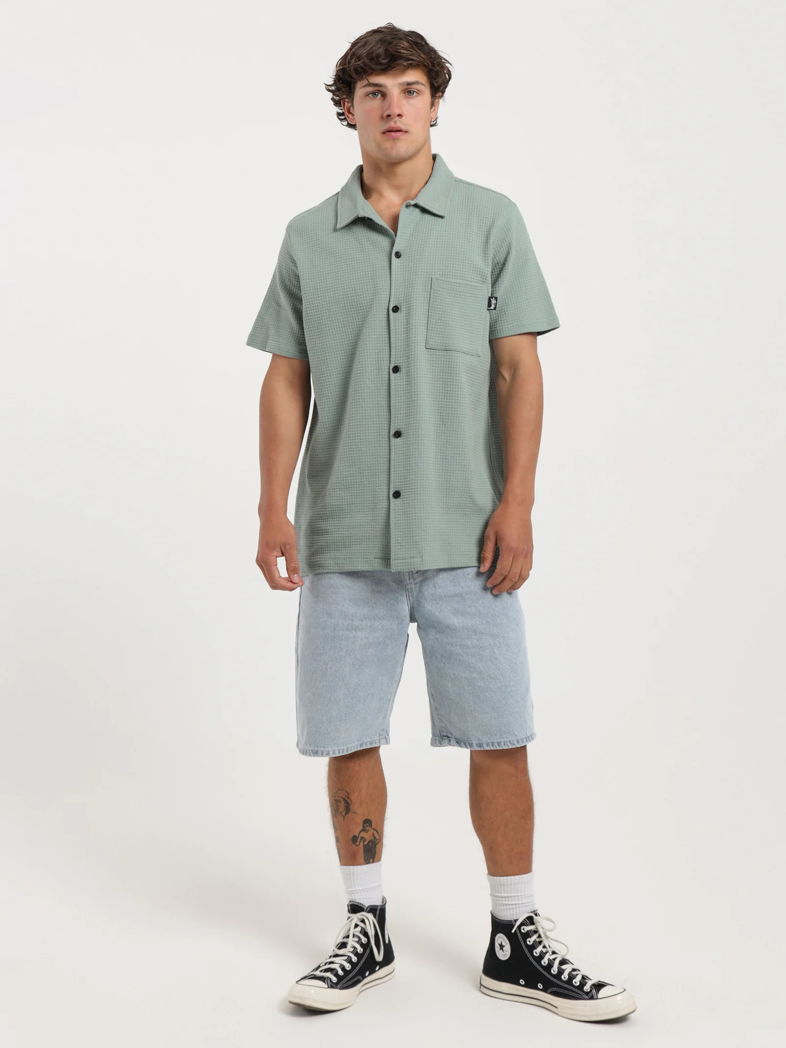 Stussy Waffle Shirt - Image 4