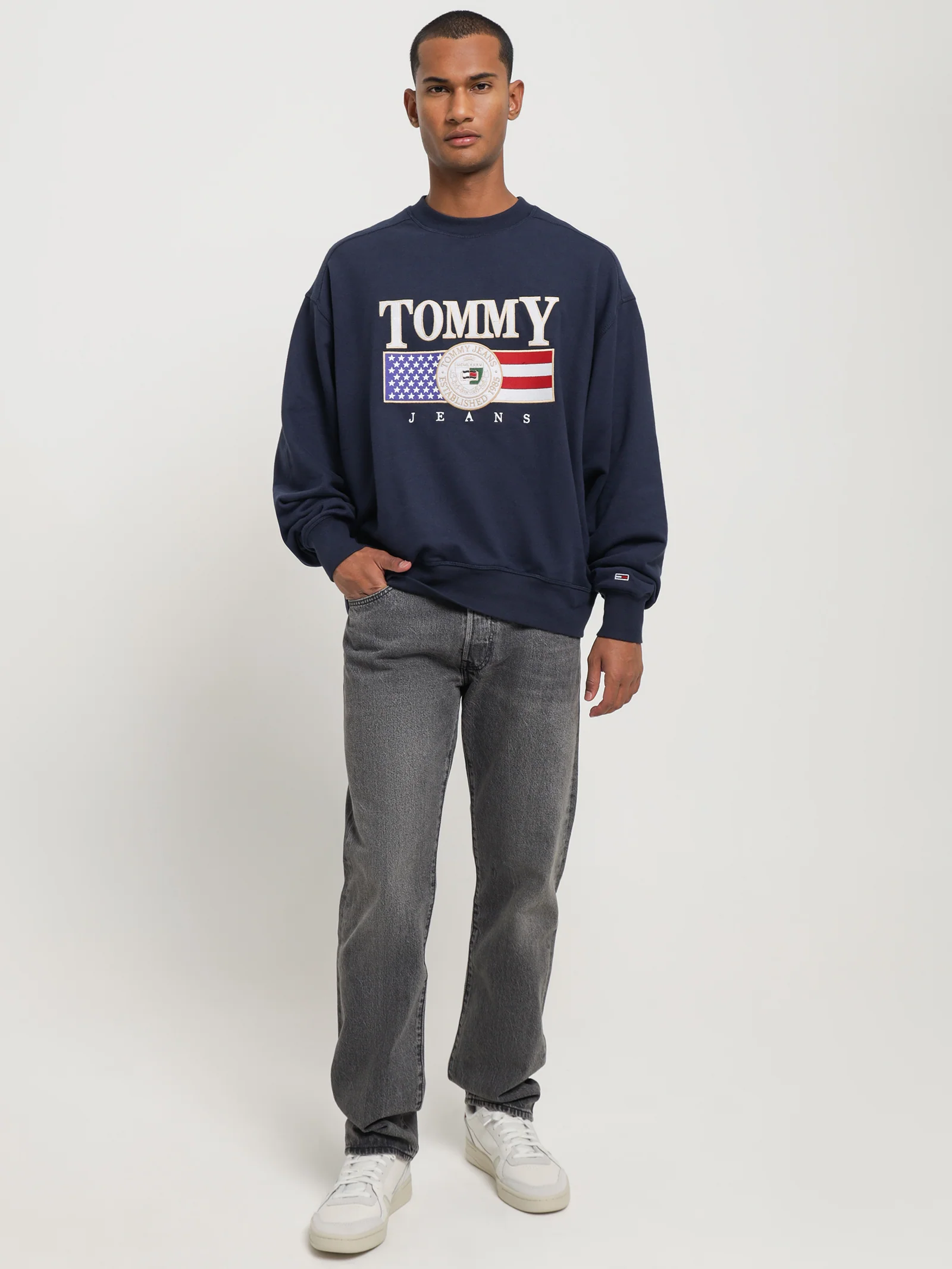Sueded Comfort Fit Sweatshirt - Image 2