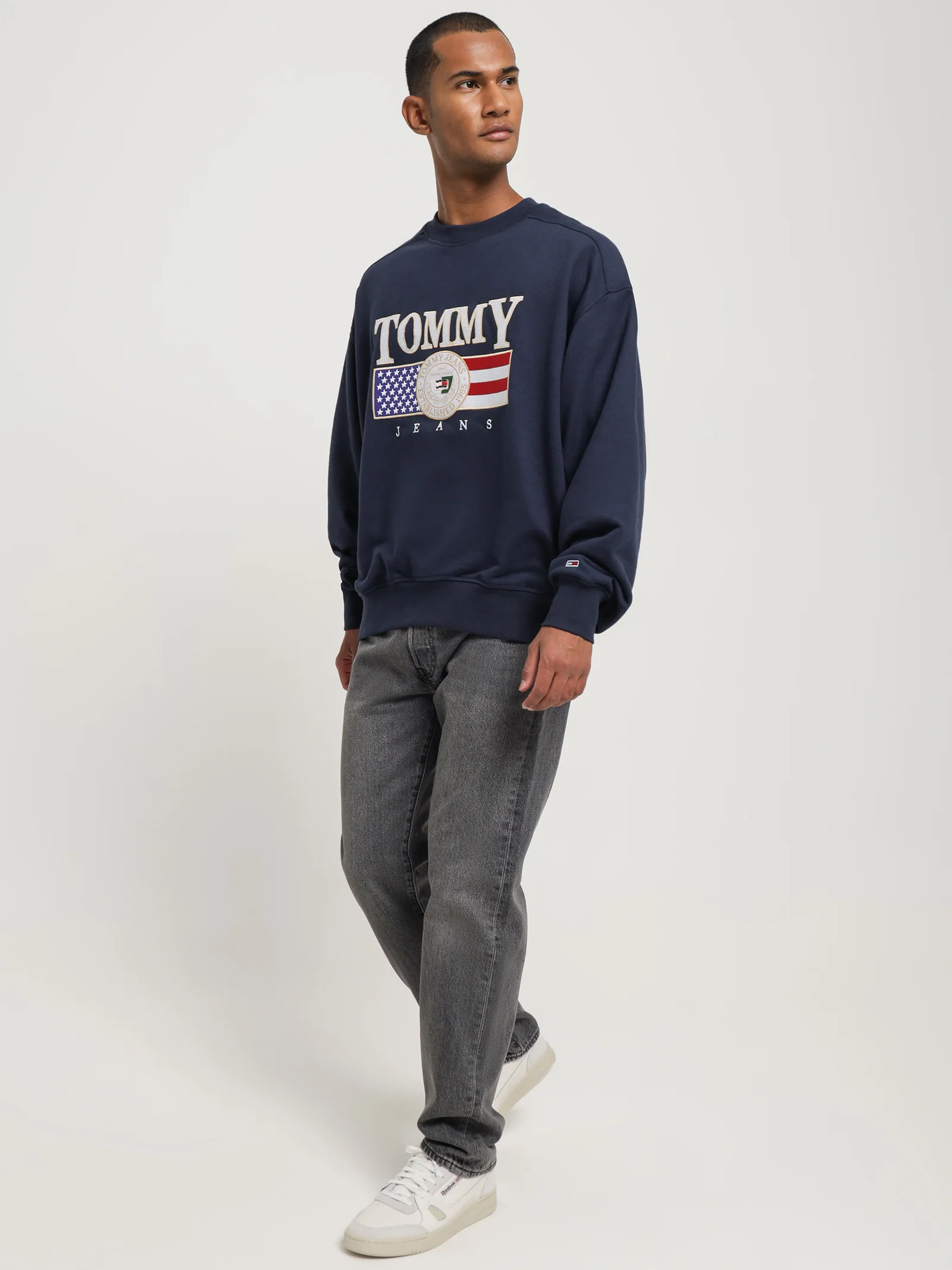 Sueded Comfort Fit Sweatshirt - Image 4