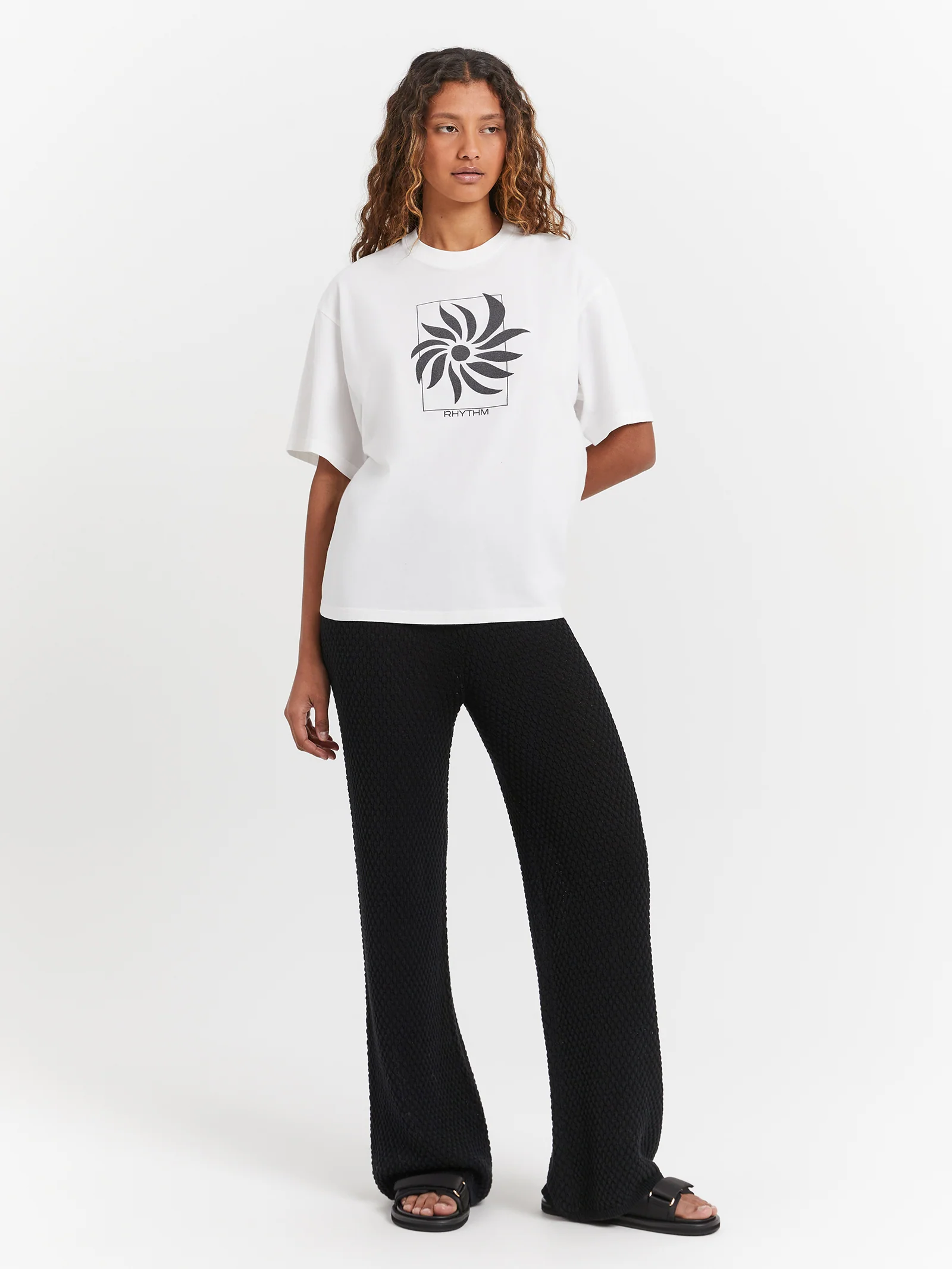 Sun Dial Oversized T-Shirt - Image 2