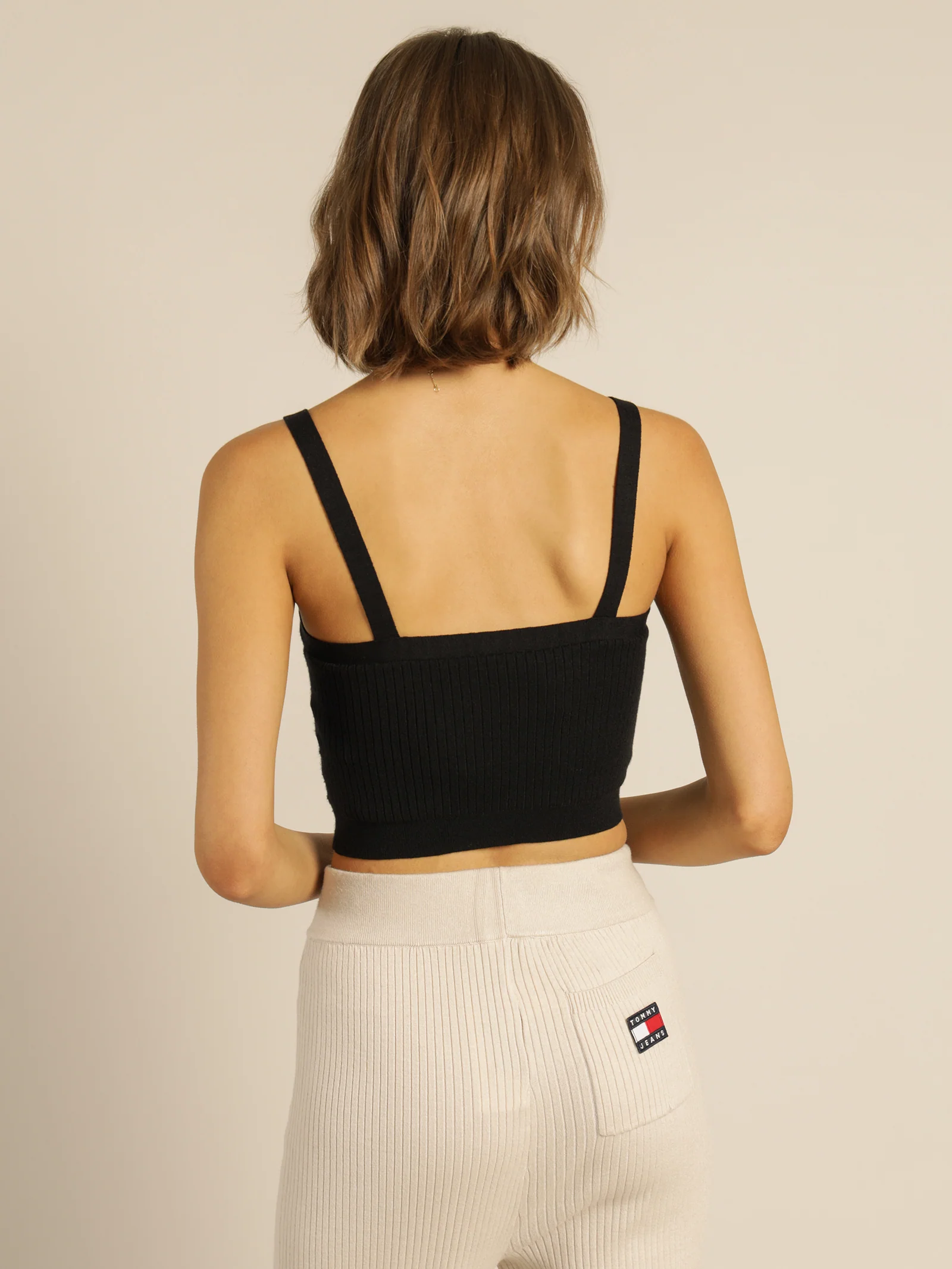 Super Crop Badge Rib Cami - Image 6