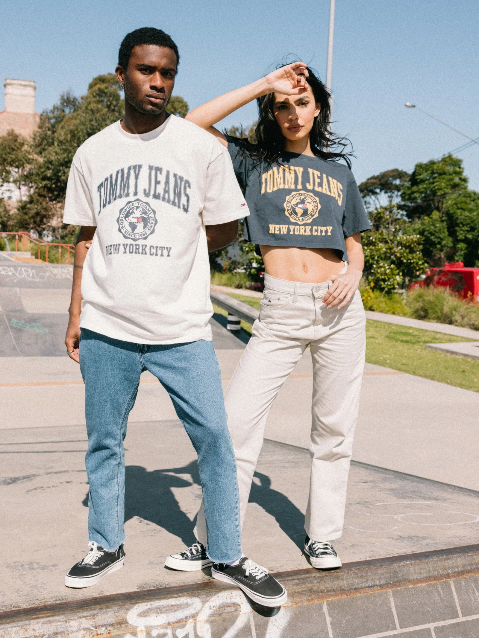 Super Crop College Logo Short Sleeve T-Shirt - Image 2