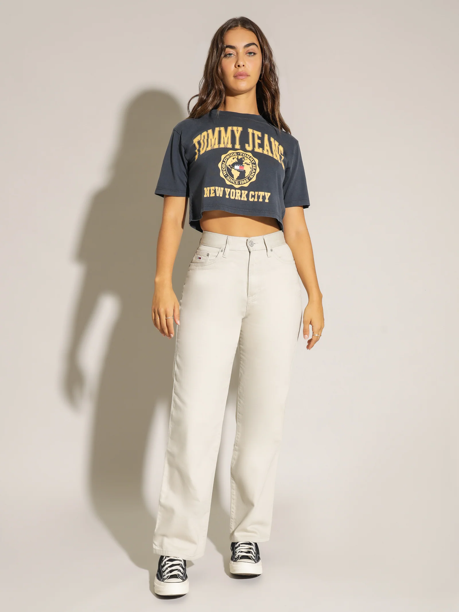 Super Crop College Logo Short Sleeve T-Shirt - Image 5