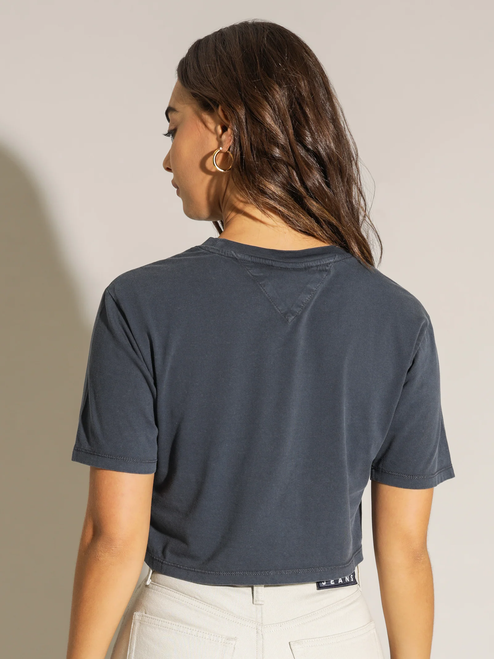 Super Crop College Logo Short Sleeve T-Shirt - Image 6