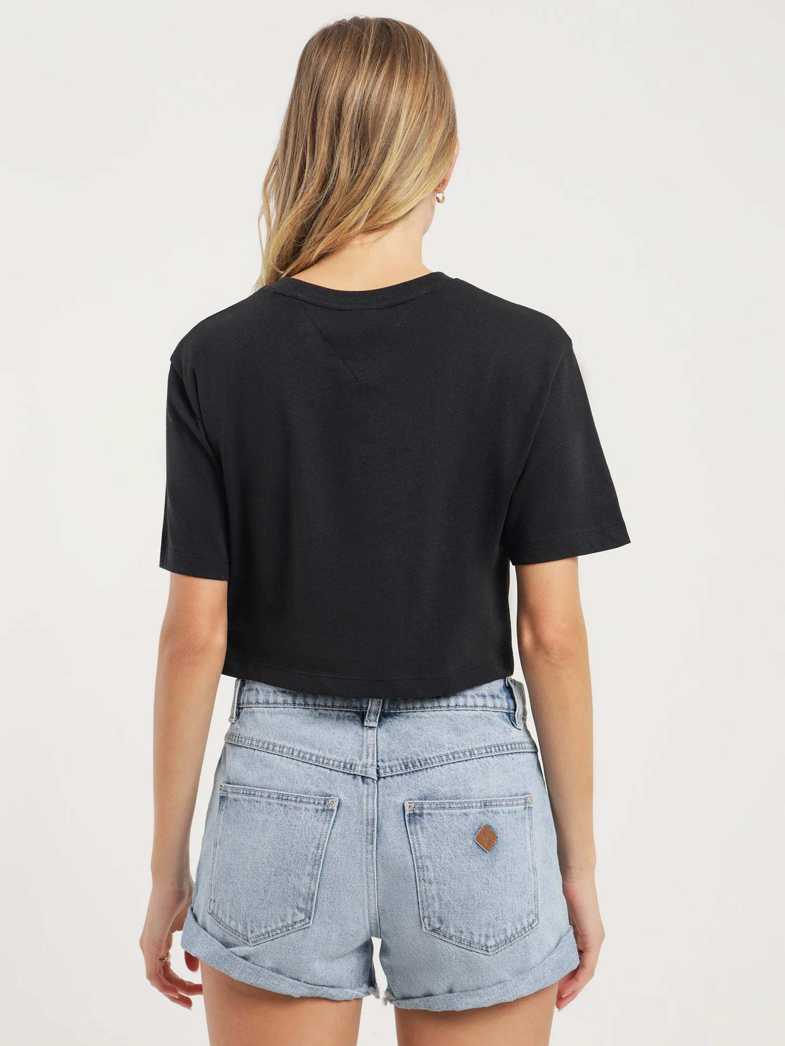 Super Crop Tommy Jeans Tennis Short Sleeve T-Shirt - Image 6
