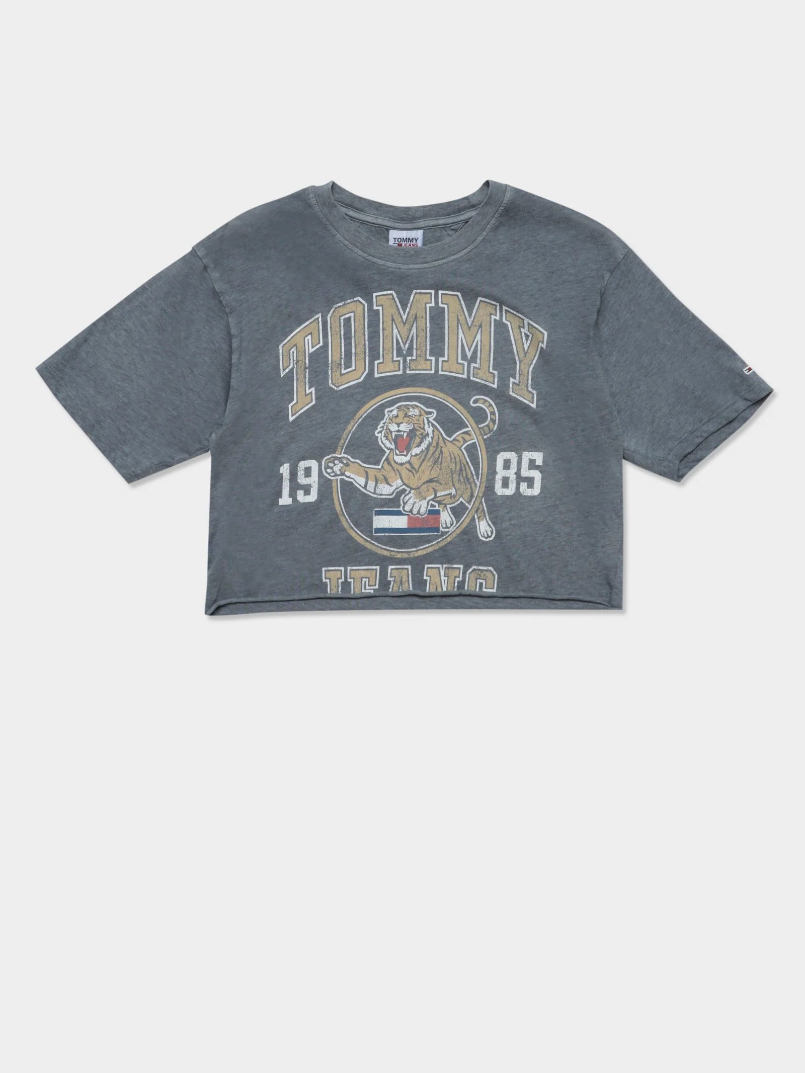 Super Cropped College Tiger T-Shirt - Image 7