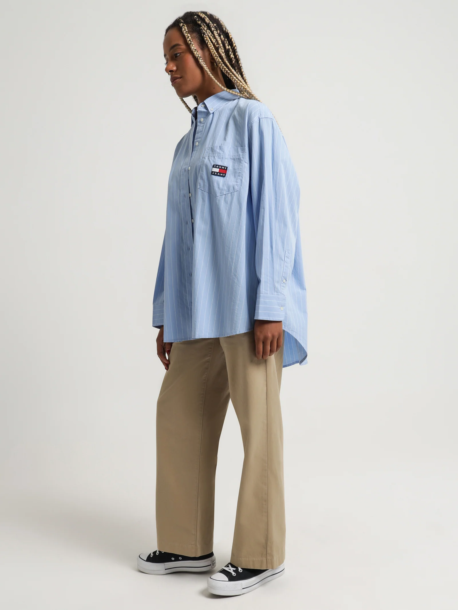 Super Oversized Stripe Shirt - Image 4