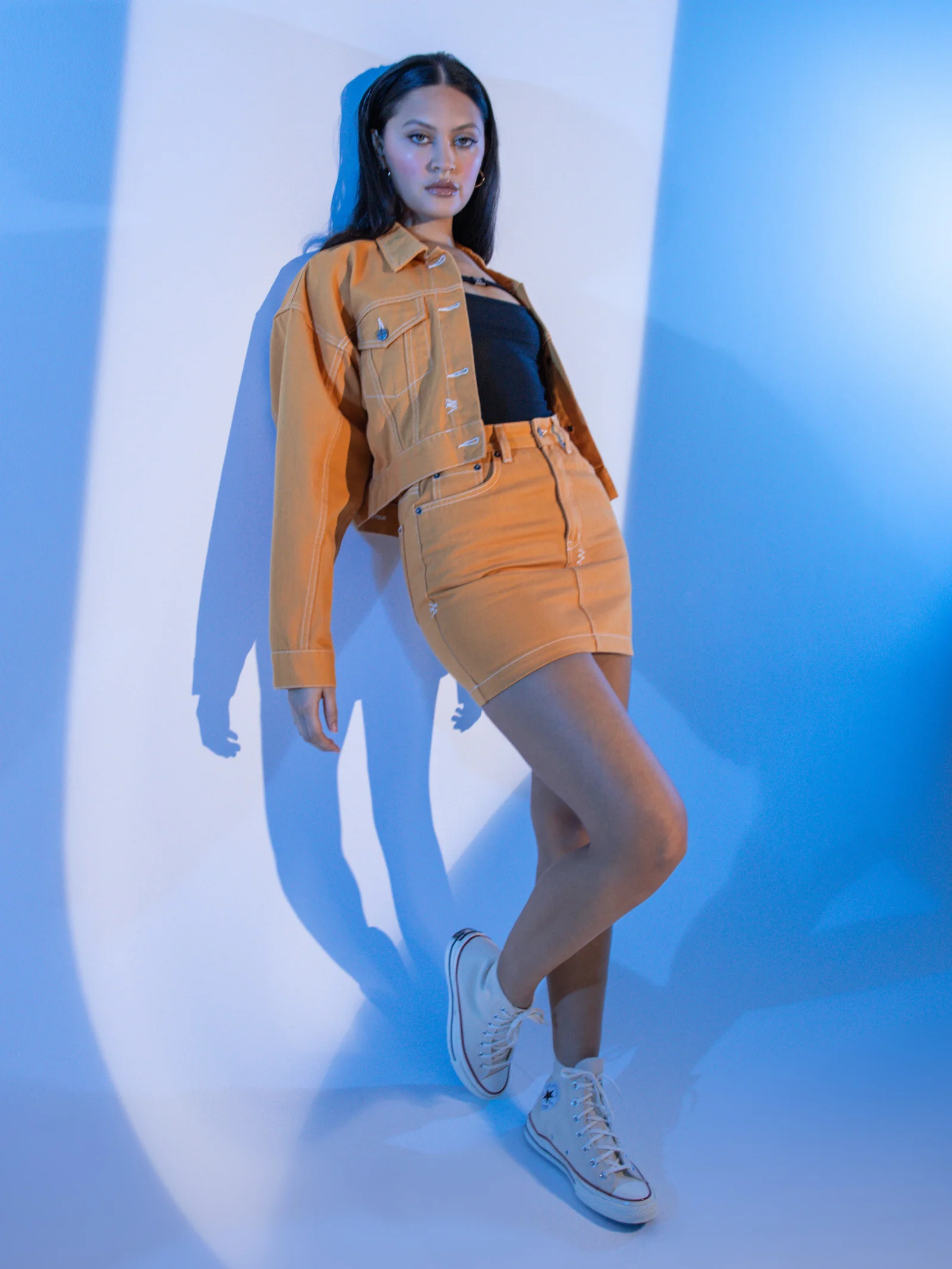 Super X Denim Mini Skirt - Image 7