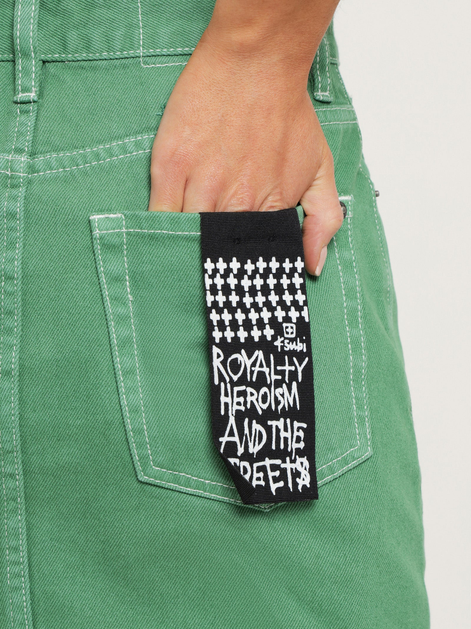 Super X Mini Denim Skirt - Image 5