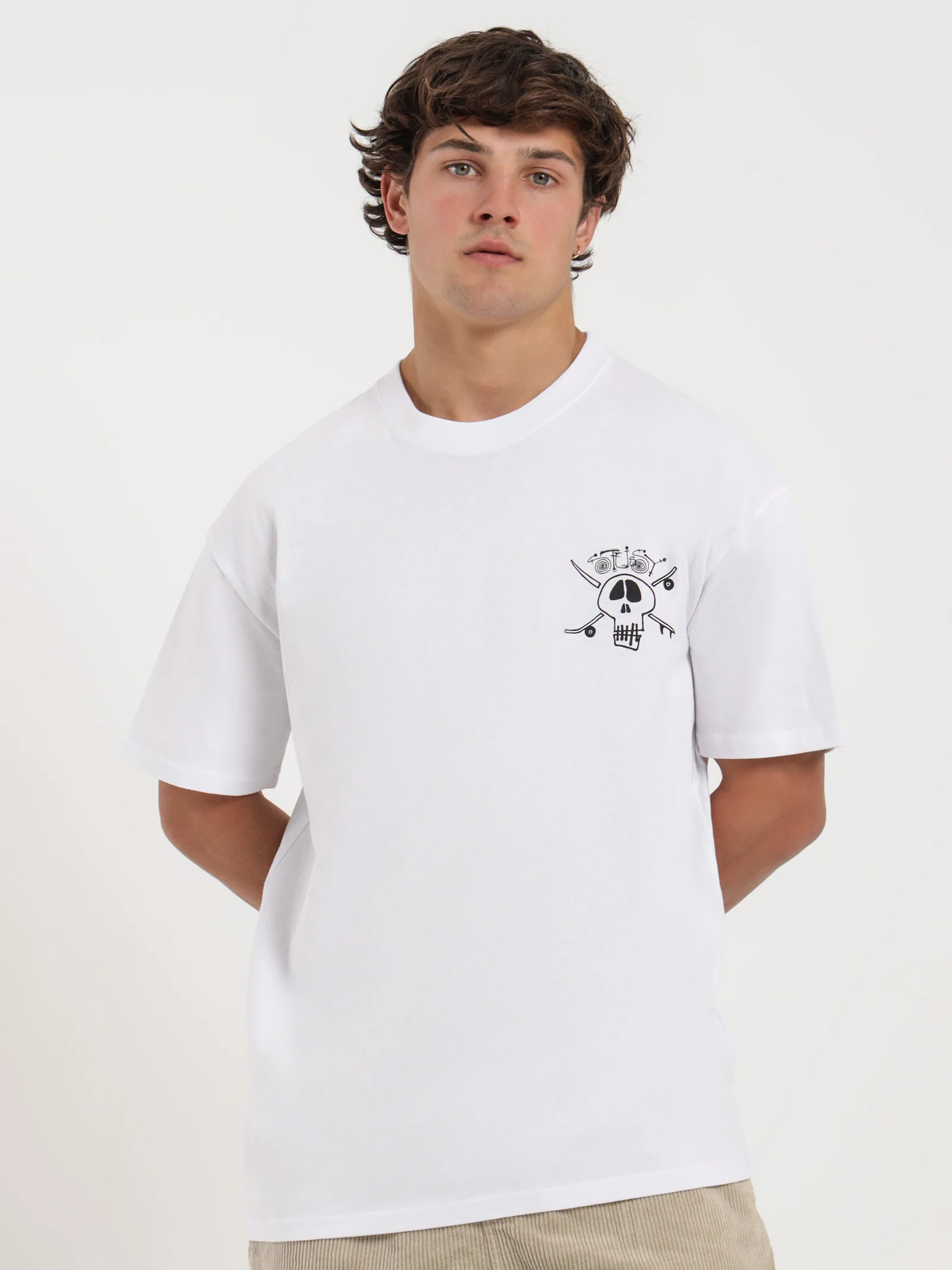 Surf Skate Skull 50/50 T-Shirt - Image 4