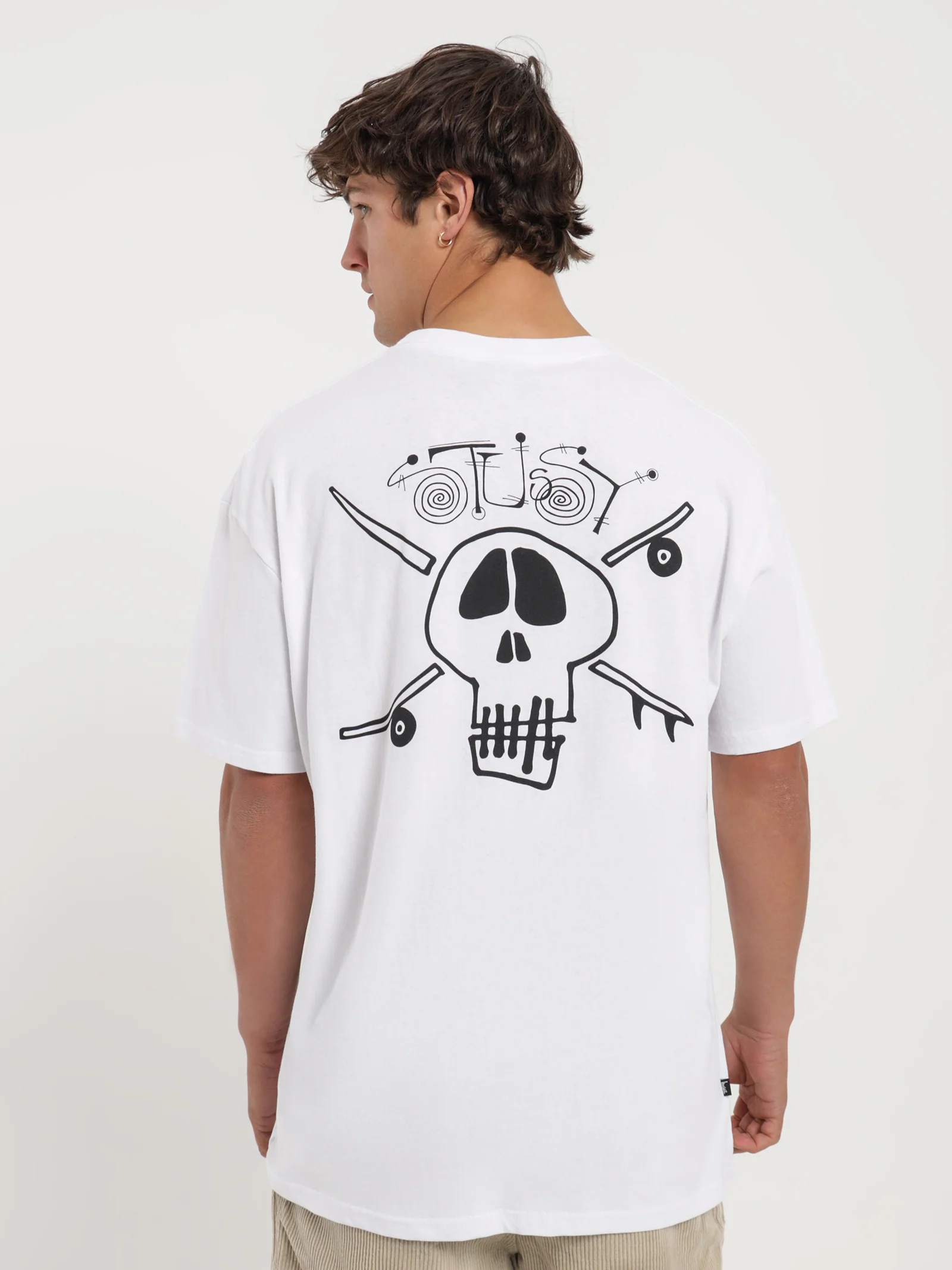 Surf Skate Skull 50/50 T-Shirt - Image 7