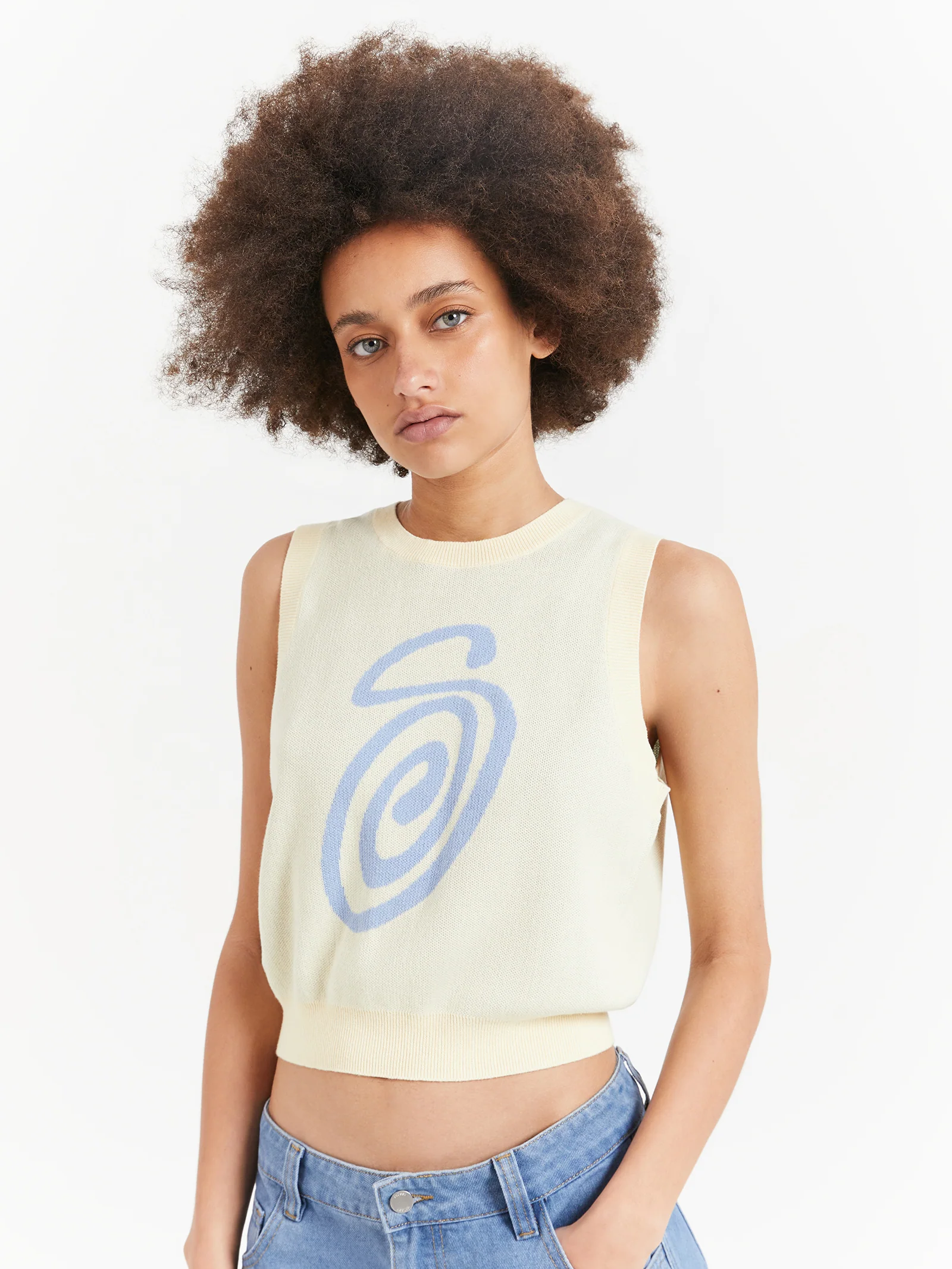 Swirly S Knit Vest - Image 3