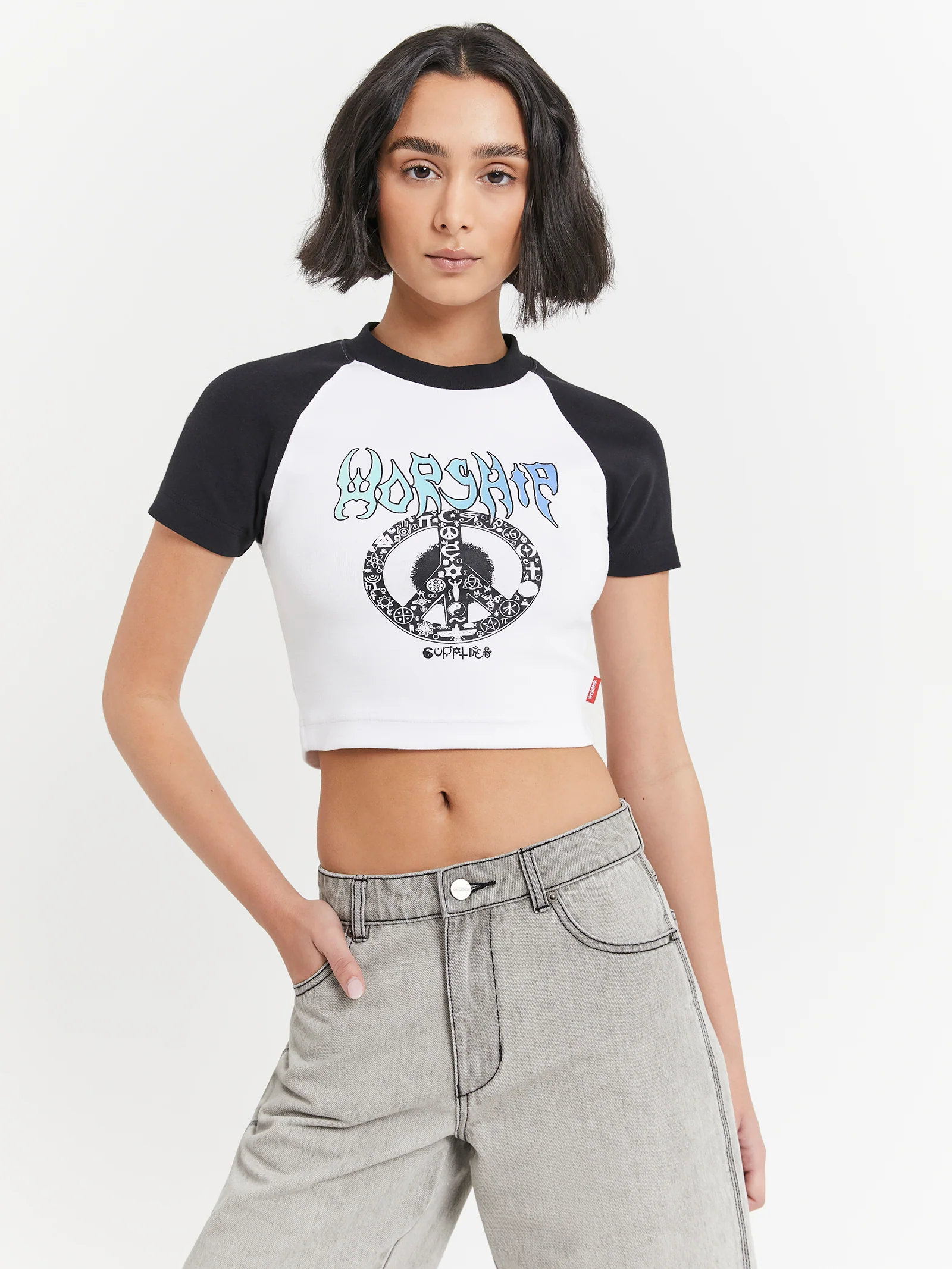 Symbolist Micro Raglan T-Shirt - Image 3