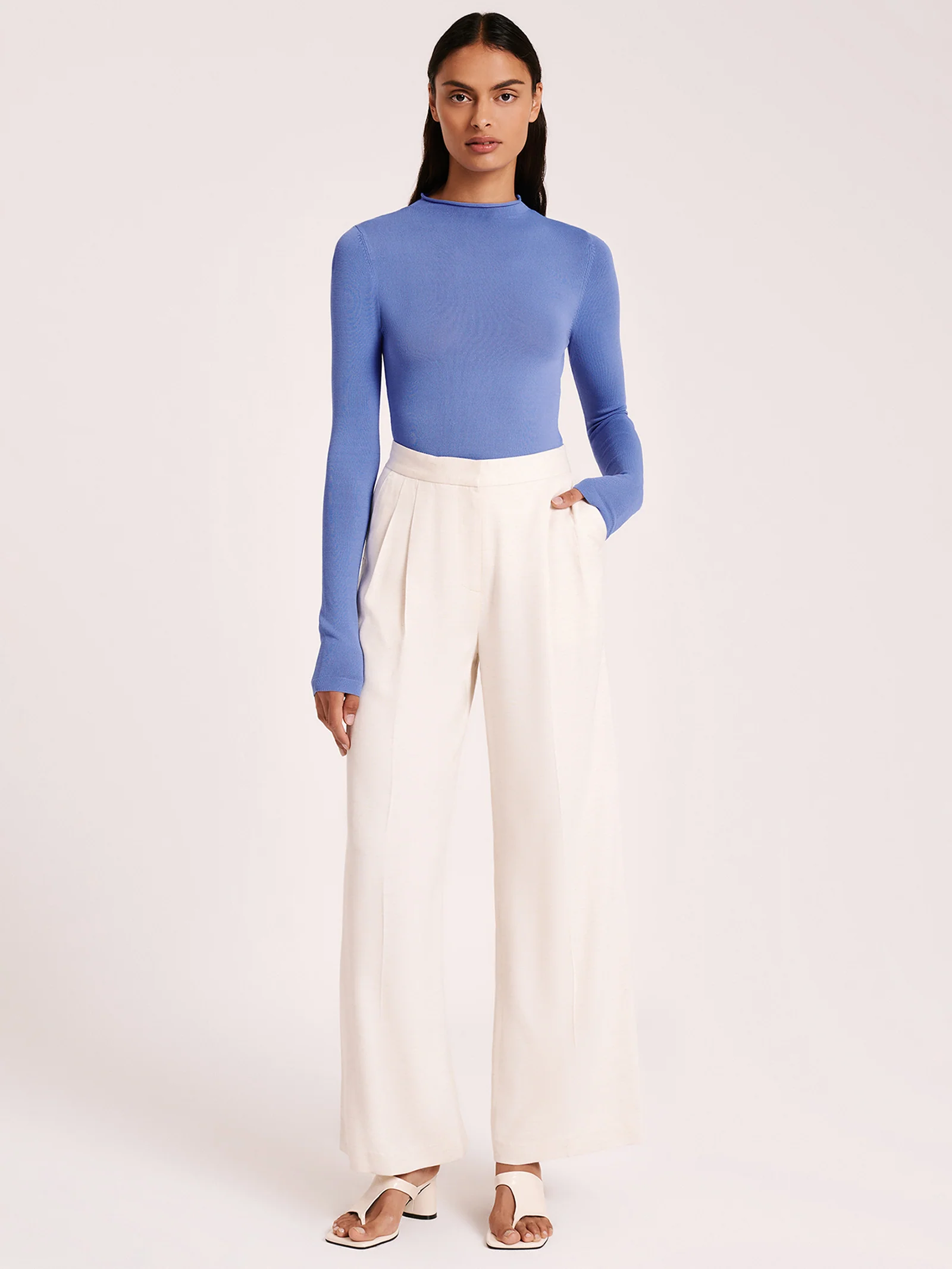 Tabi Sheer Knit Top - Image 2