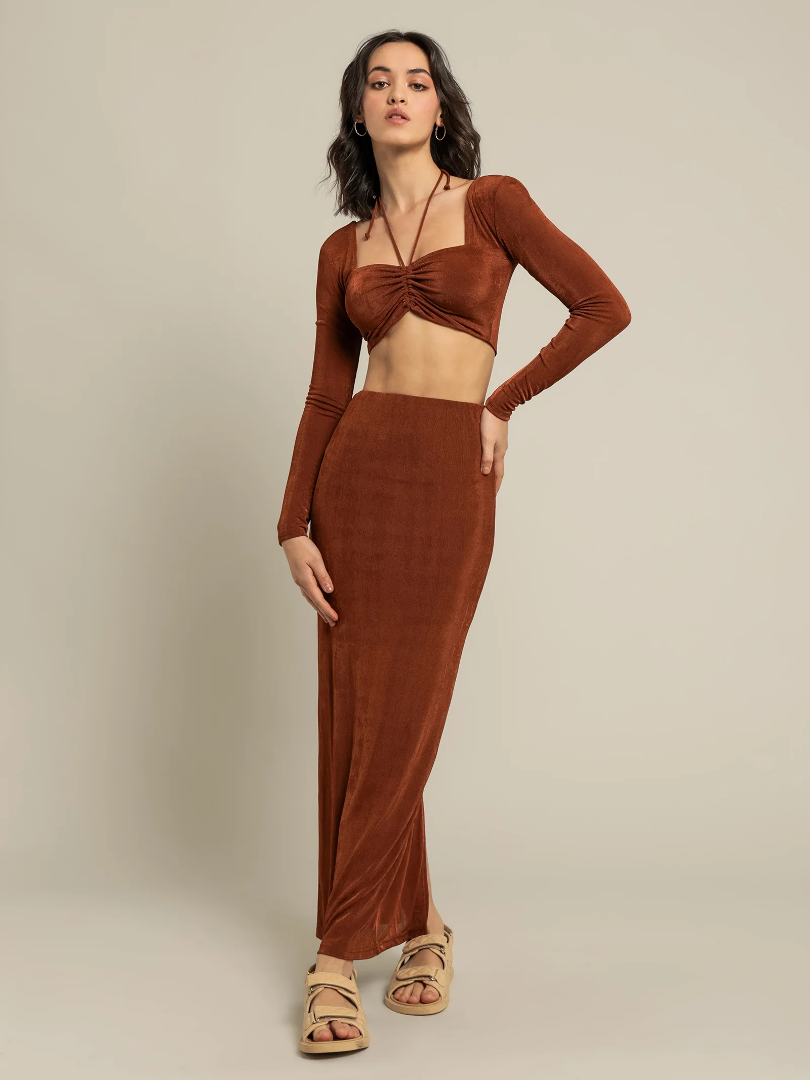 Talia Tie Front Top - Image 4