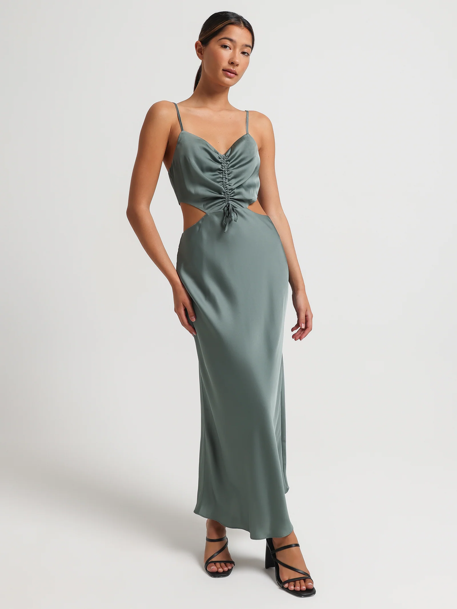 Tamara Ruched Midi Dress - Image 2