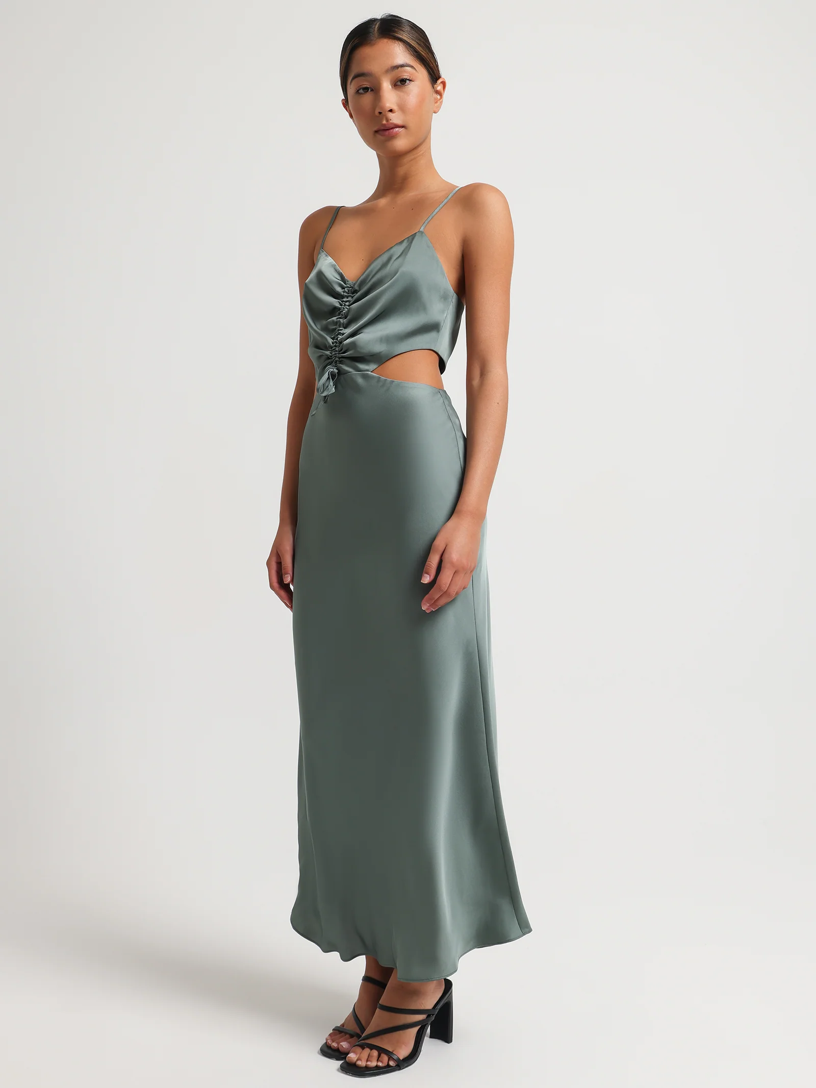 Tamara Ruched Midi Dress - Image 4