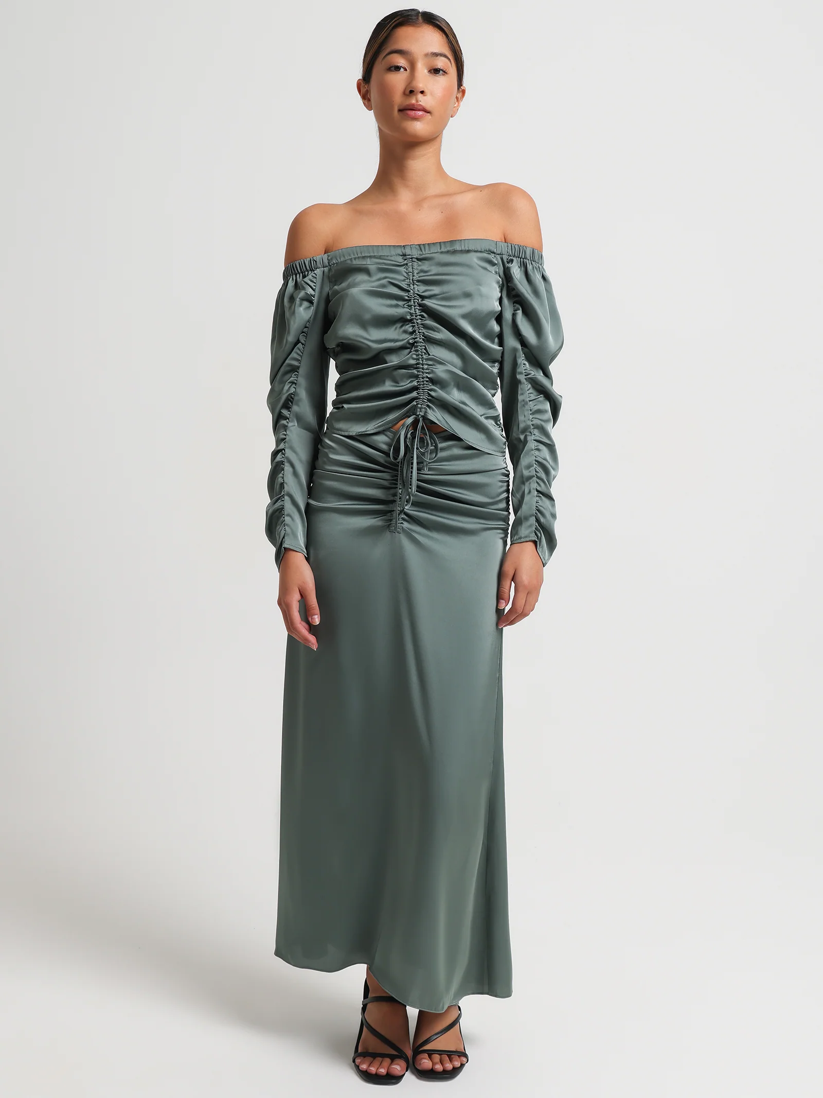 Tamara Ruched Skirt - Image 2