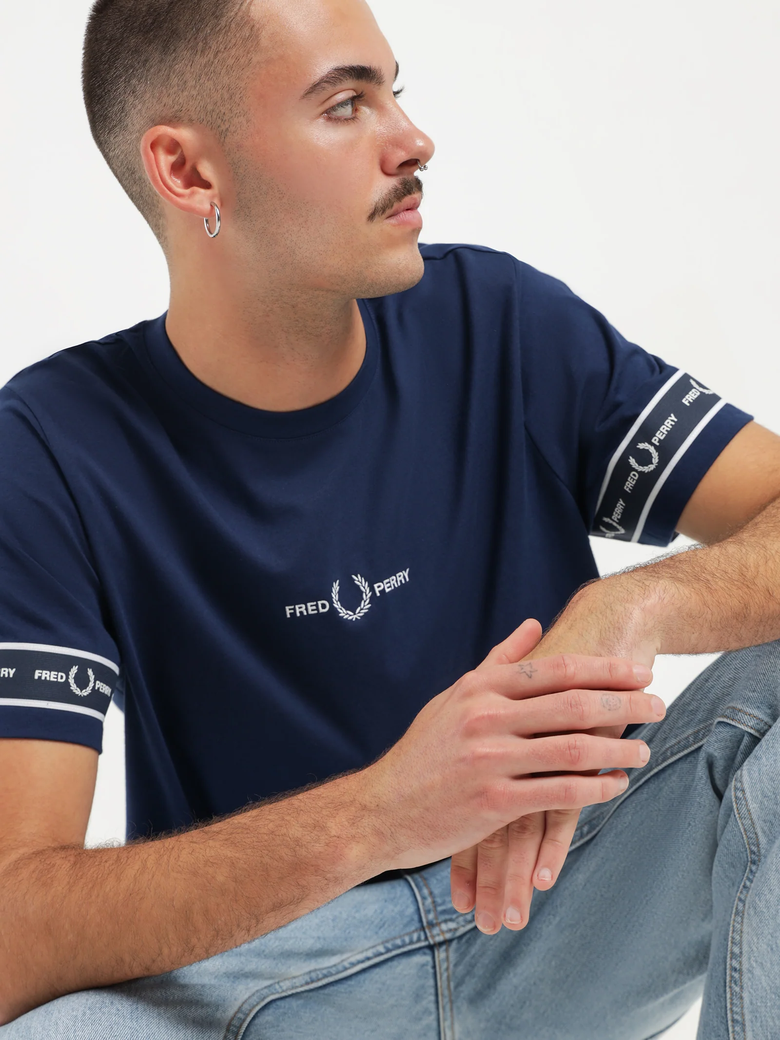 Taped Cuff T-Shirt - Image 4