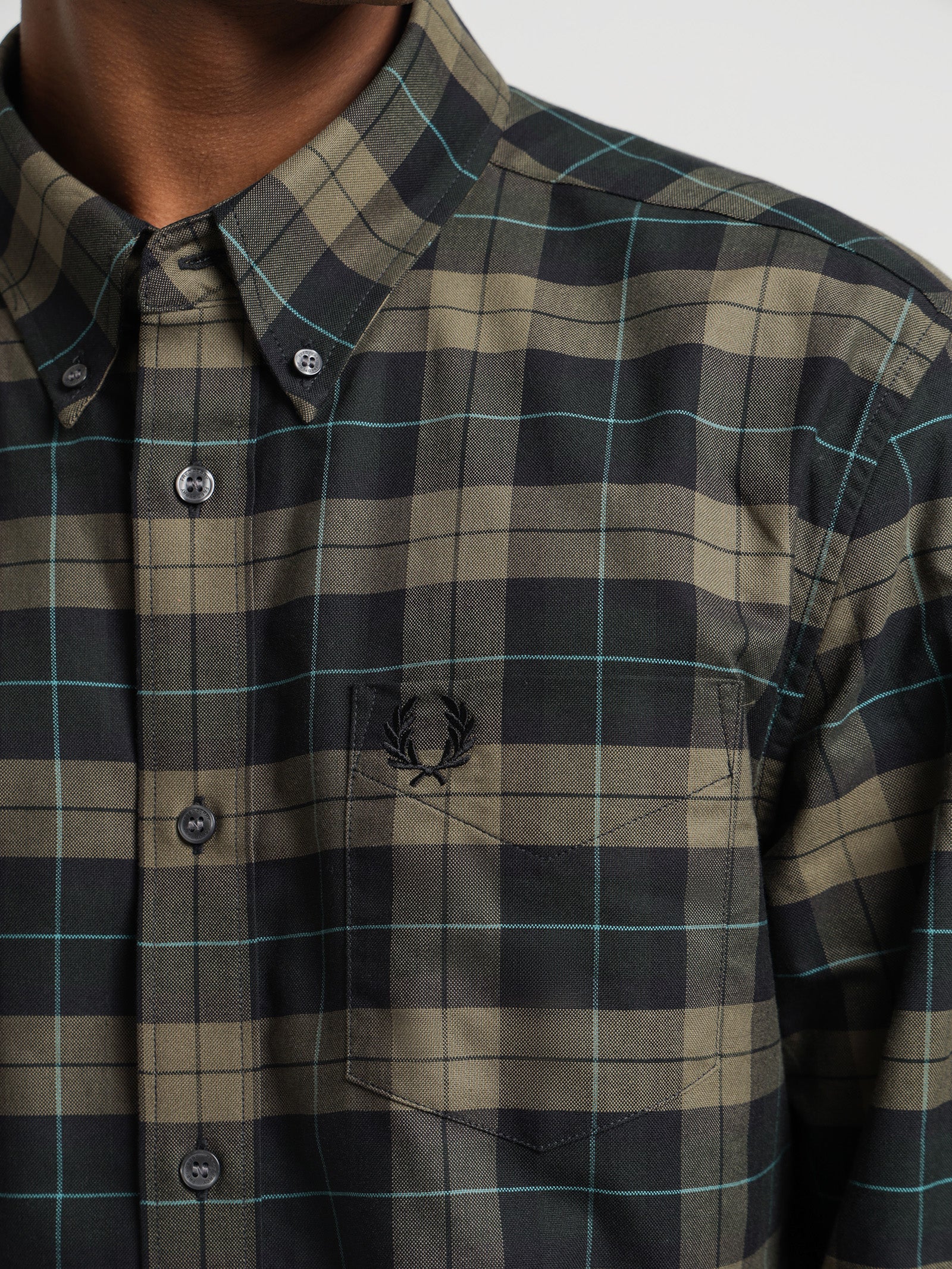 Tartan Long Sleeve Oxford Shirt - Image 3