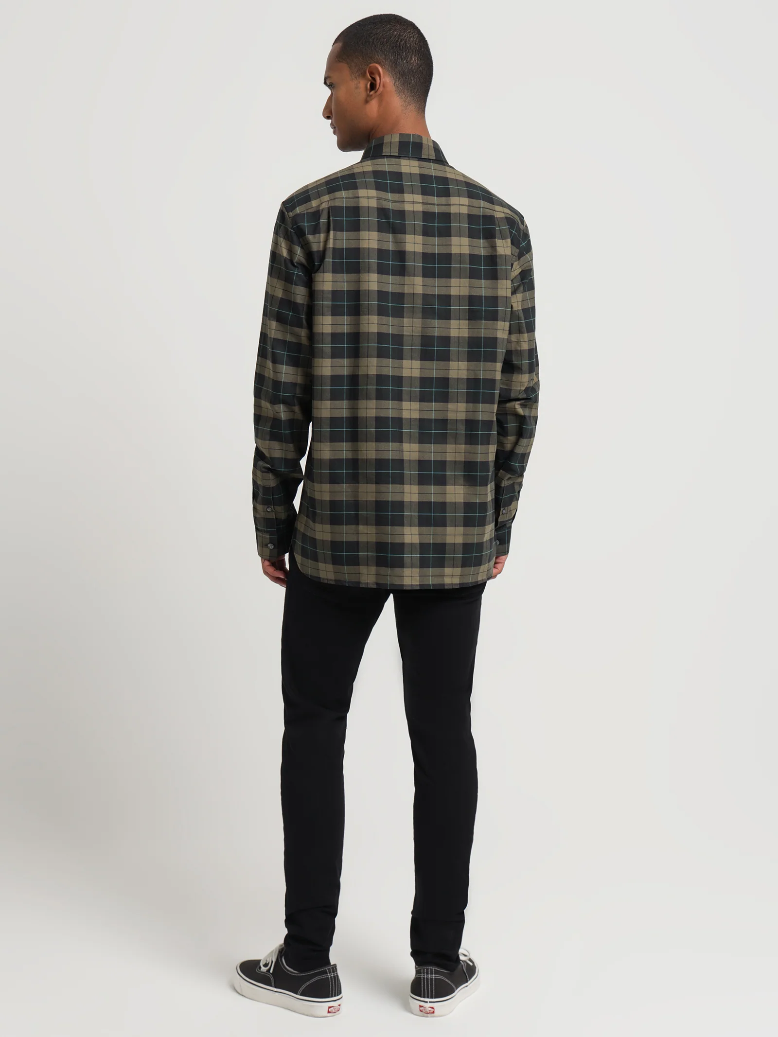 Tartan Long Sleeve Oxford Shirt - Image 5