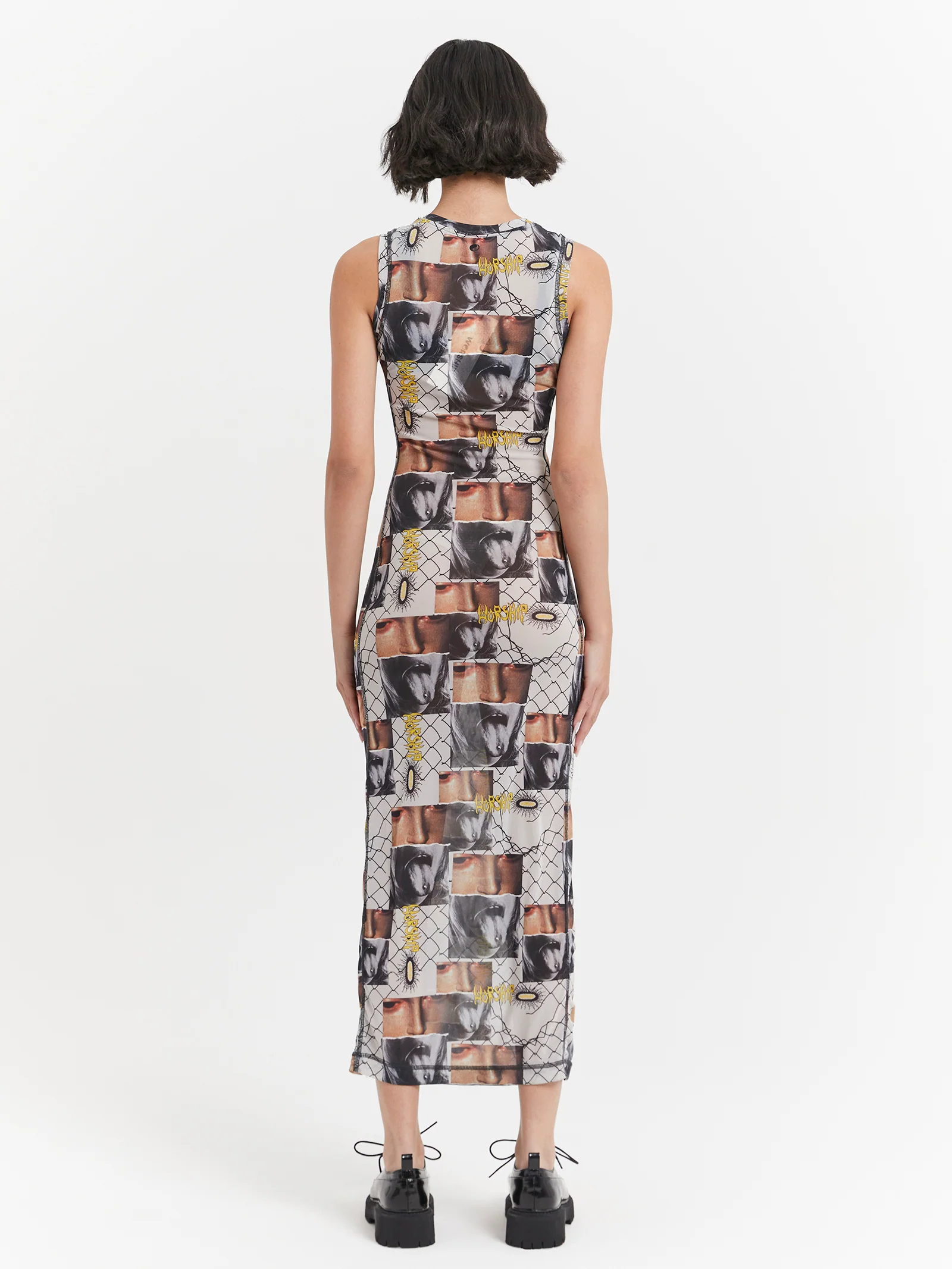 Tasty Rainbow Mesh Maxi Dress - Image 5