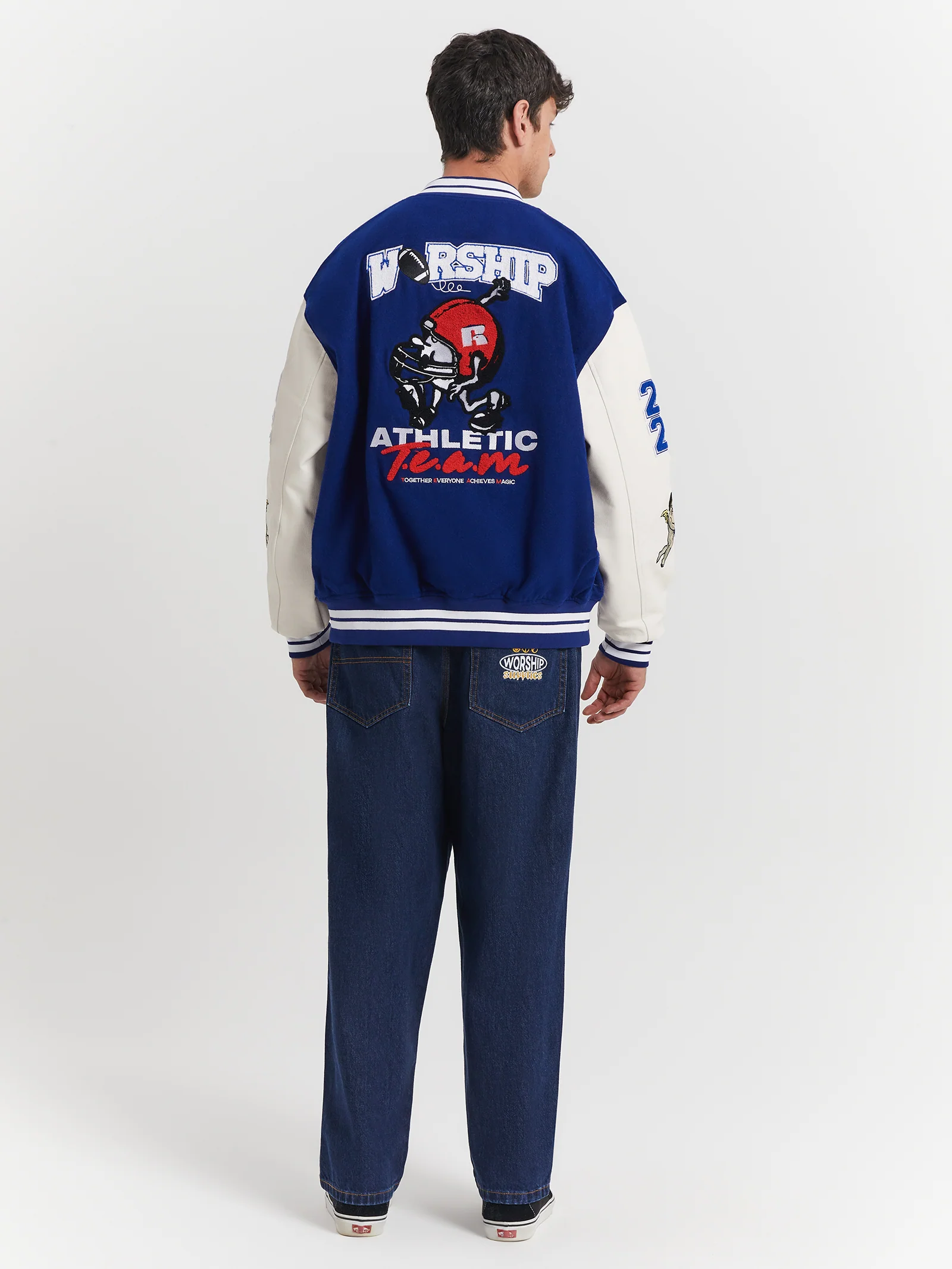 Team Spirit Letterman Jacket - Image 5