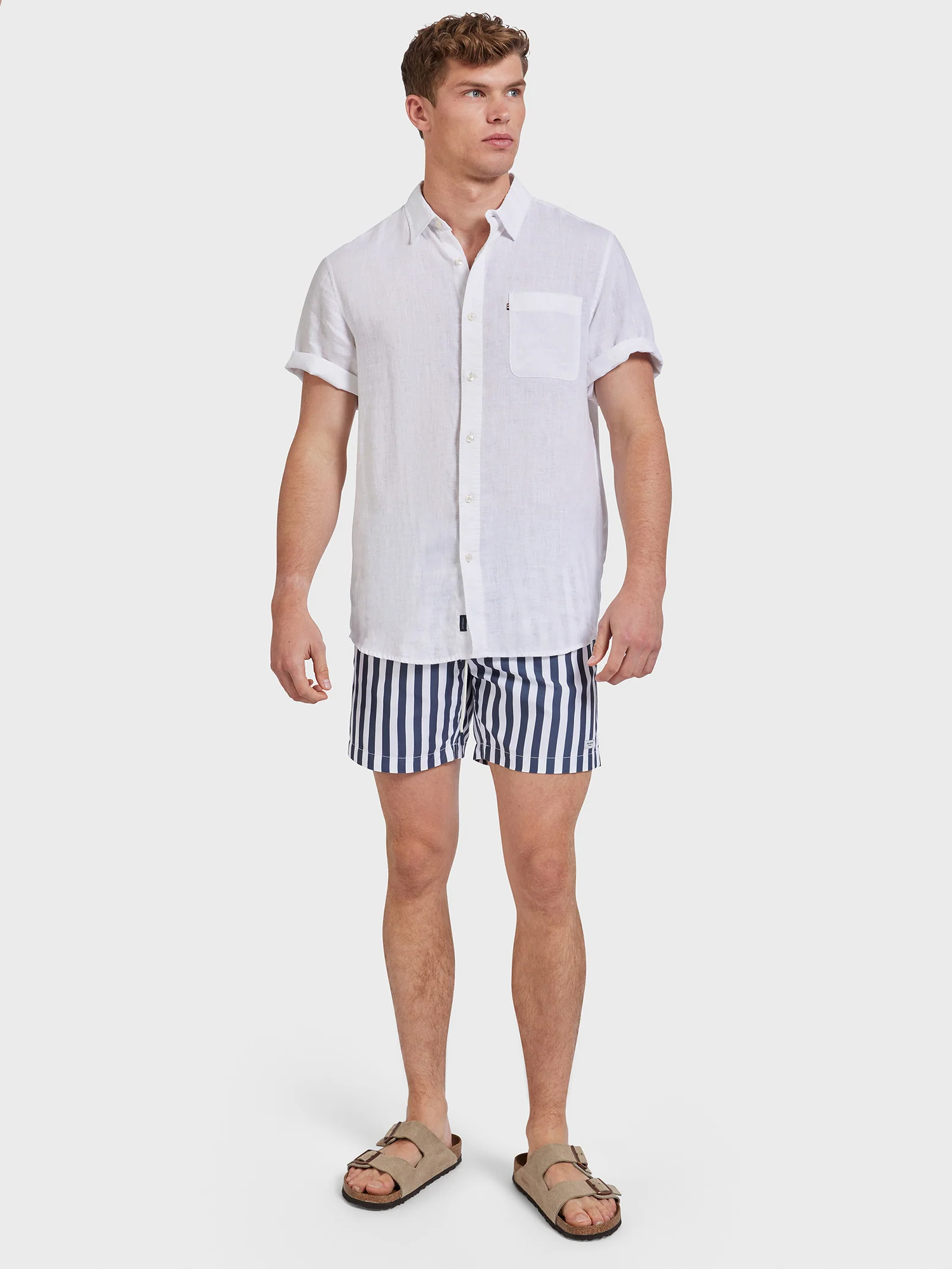 Teamster Stripe Board Shorts - Image 4