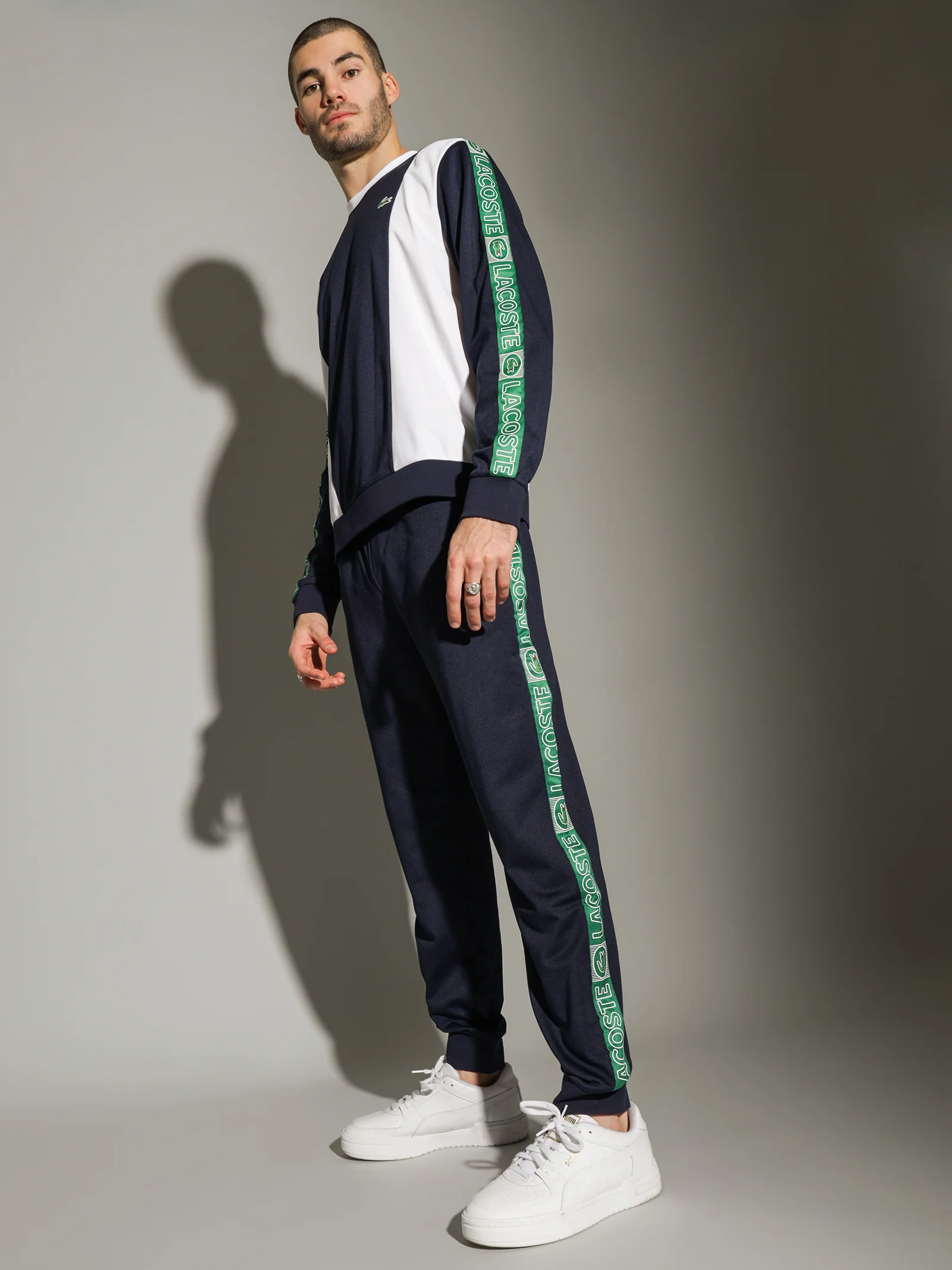 Tech Colour Block Poly Track Pants - Image 2