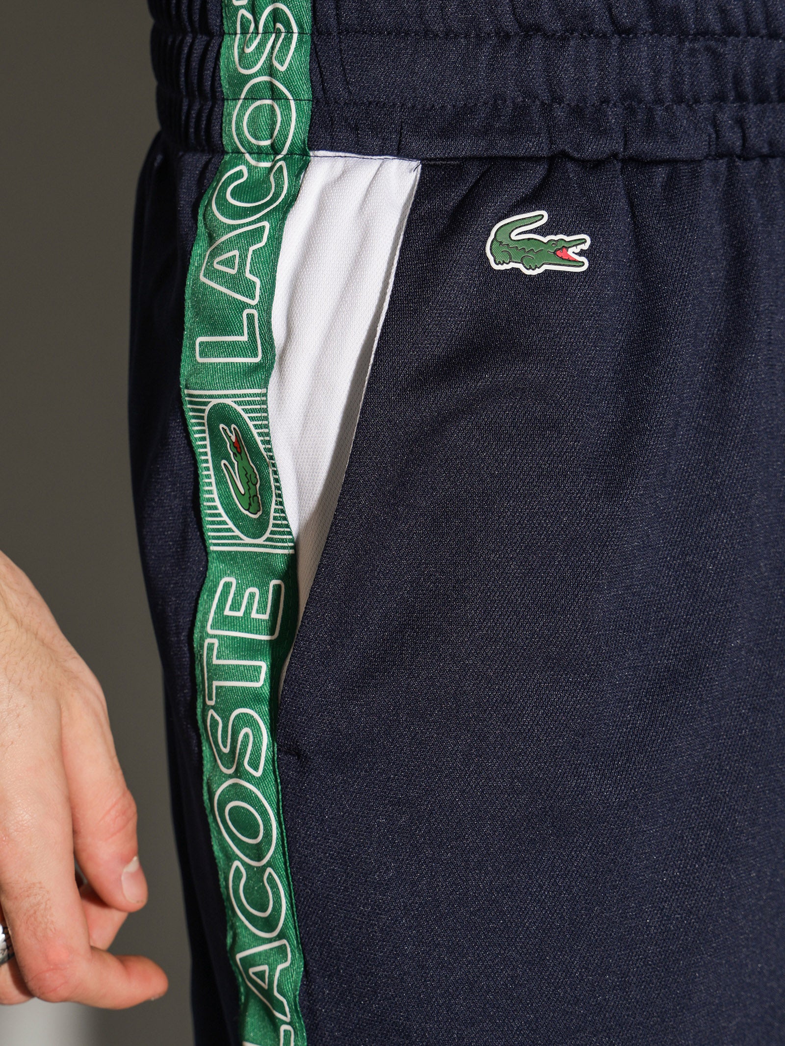 Tech Colour Block Poly Track Pants - Image 3