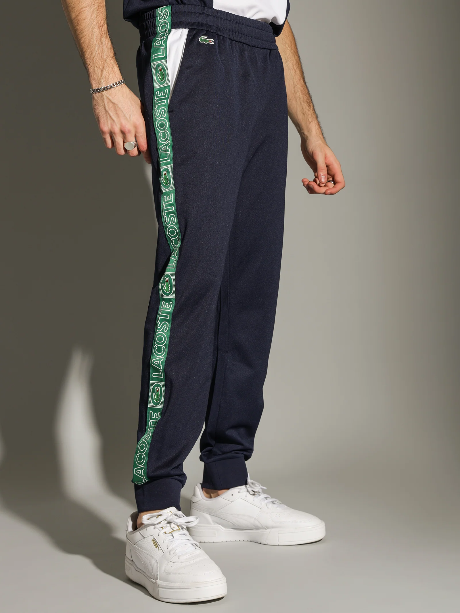 Tech Colour Block Poly Track Pants - Image 4