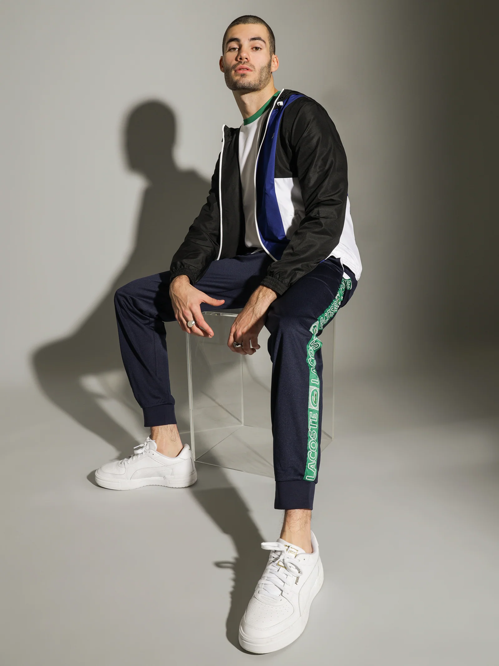Tech Colour Block Windbreaker Jacket - Image 3