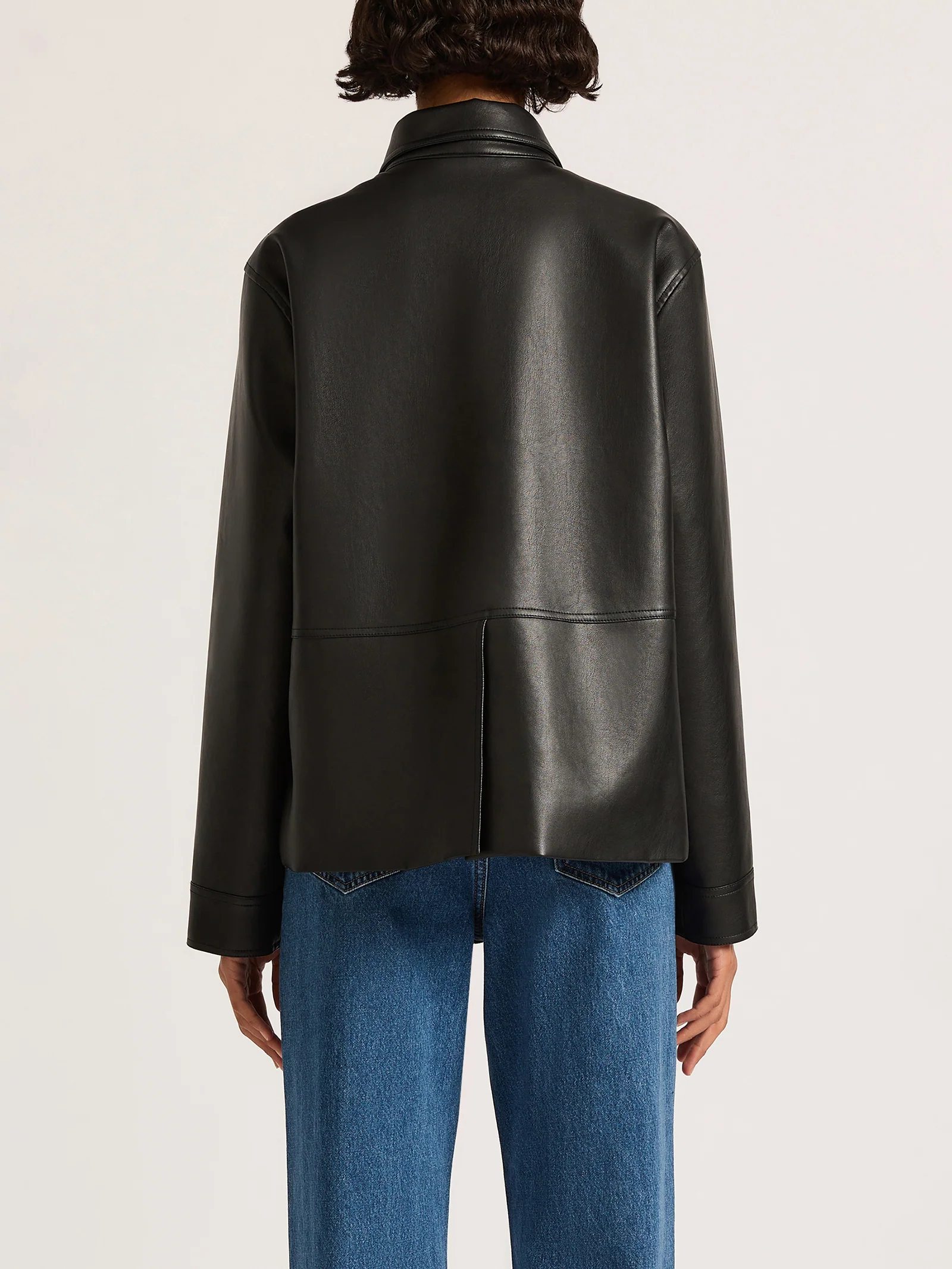 Telsey Faux Leather Jacket - Image 7