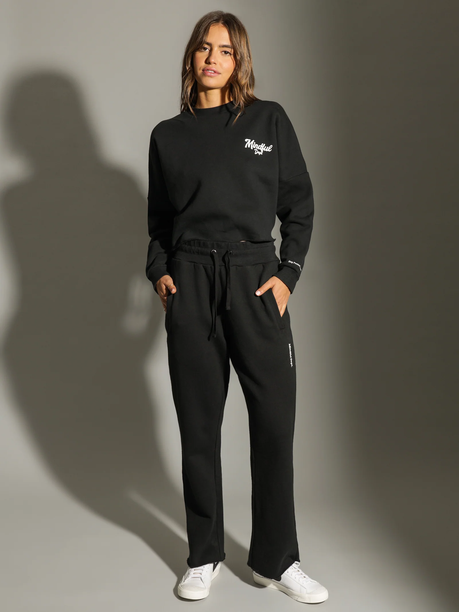 Terry Wide Leg Pants - Image 3