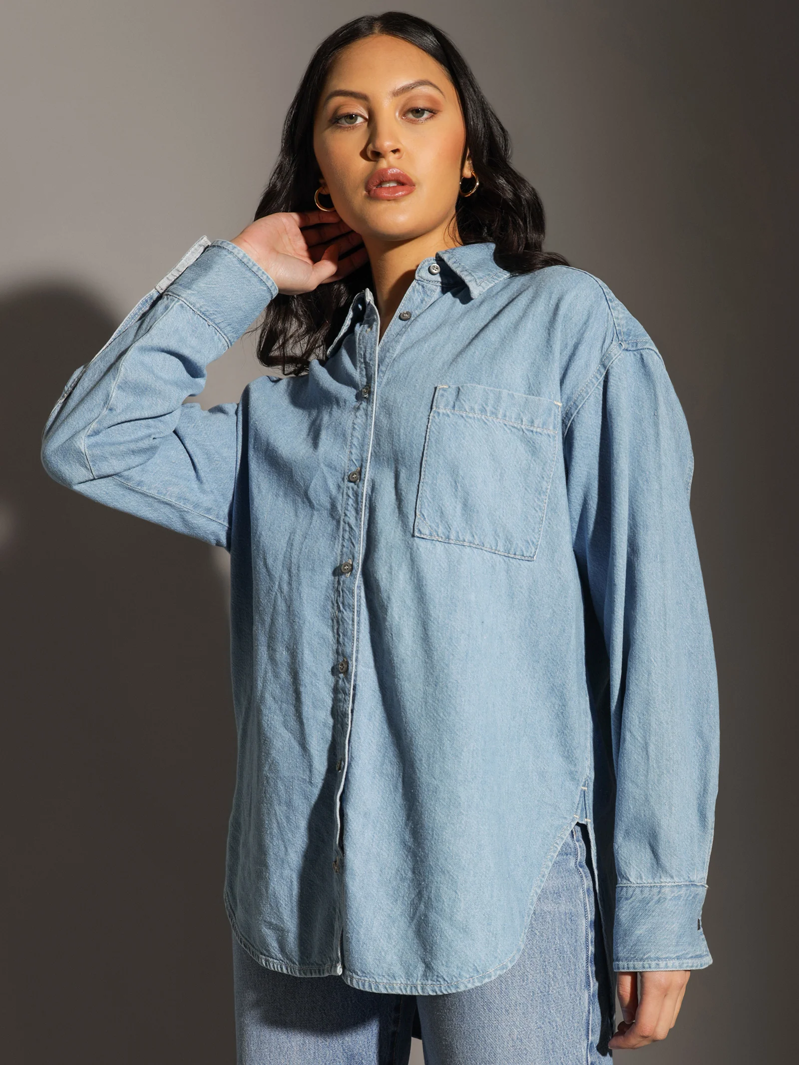 Tessa Denim Shirt - Image 3