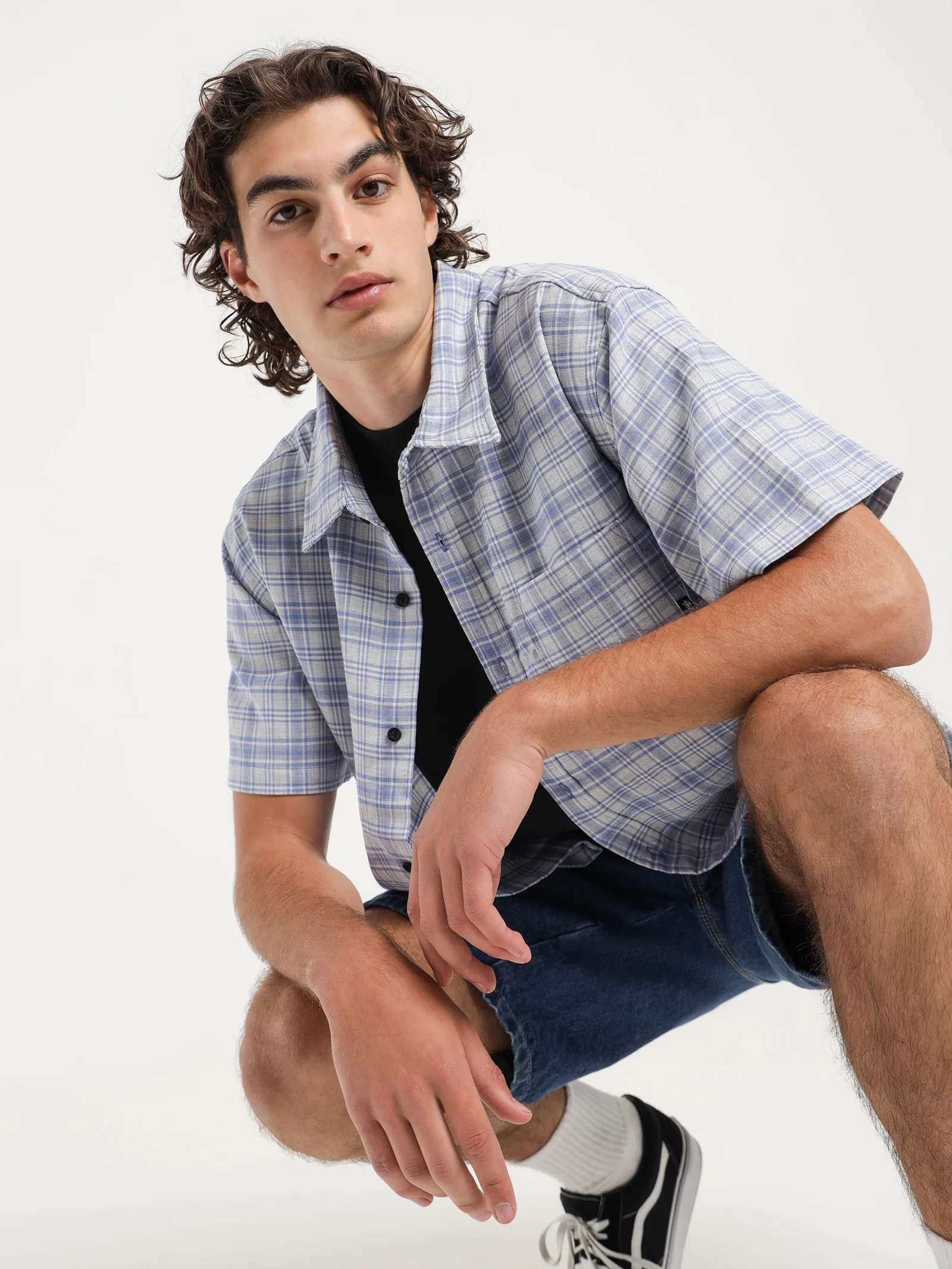 Textile Check Shirt - Image 2