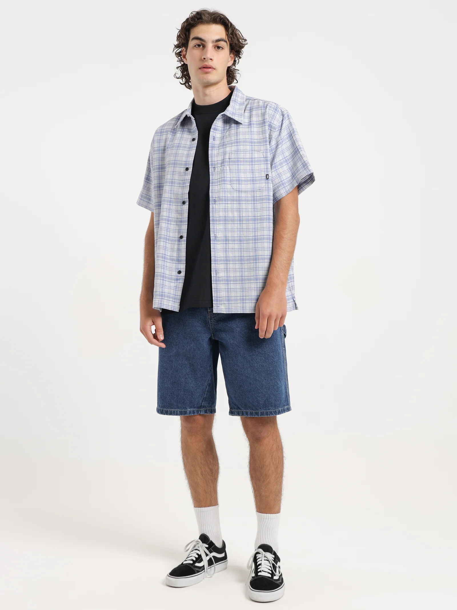 Textile Check Shirt - Image 5