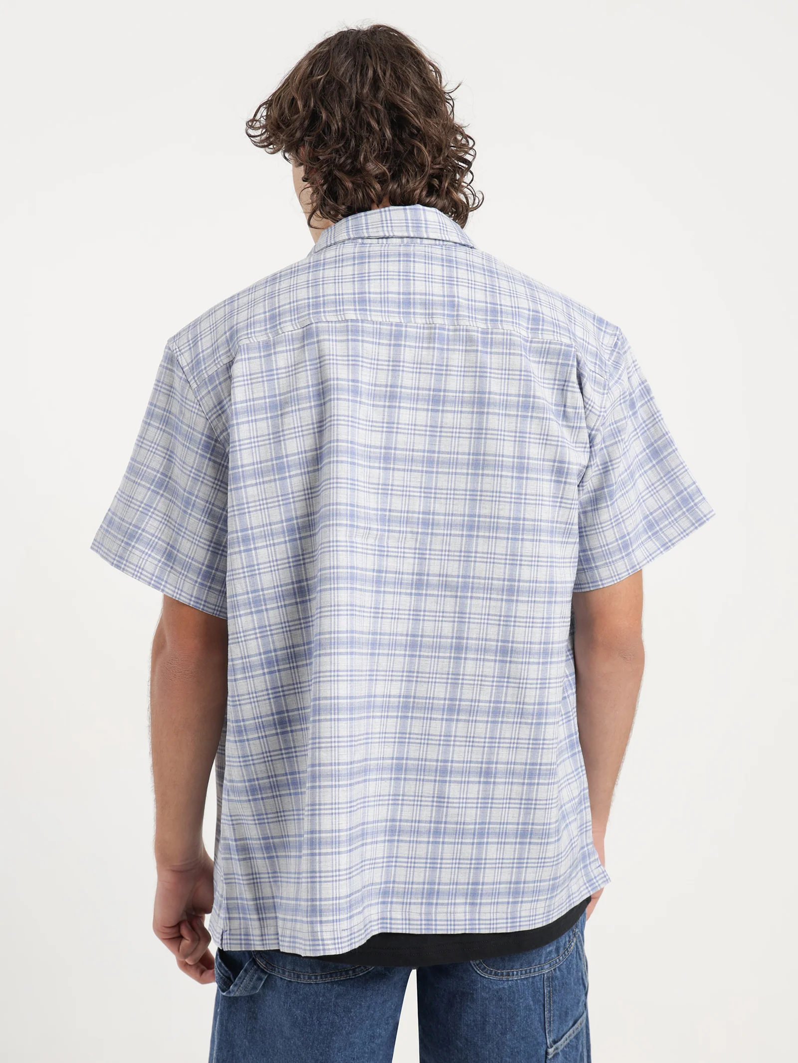 Textile Check Shirt - Image 7