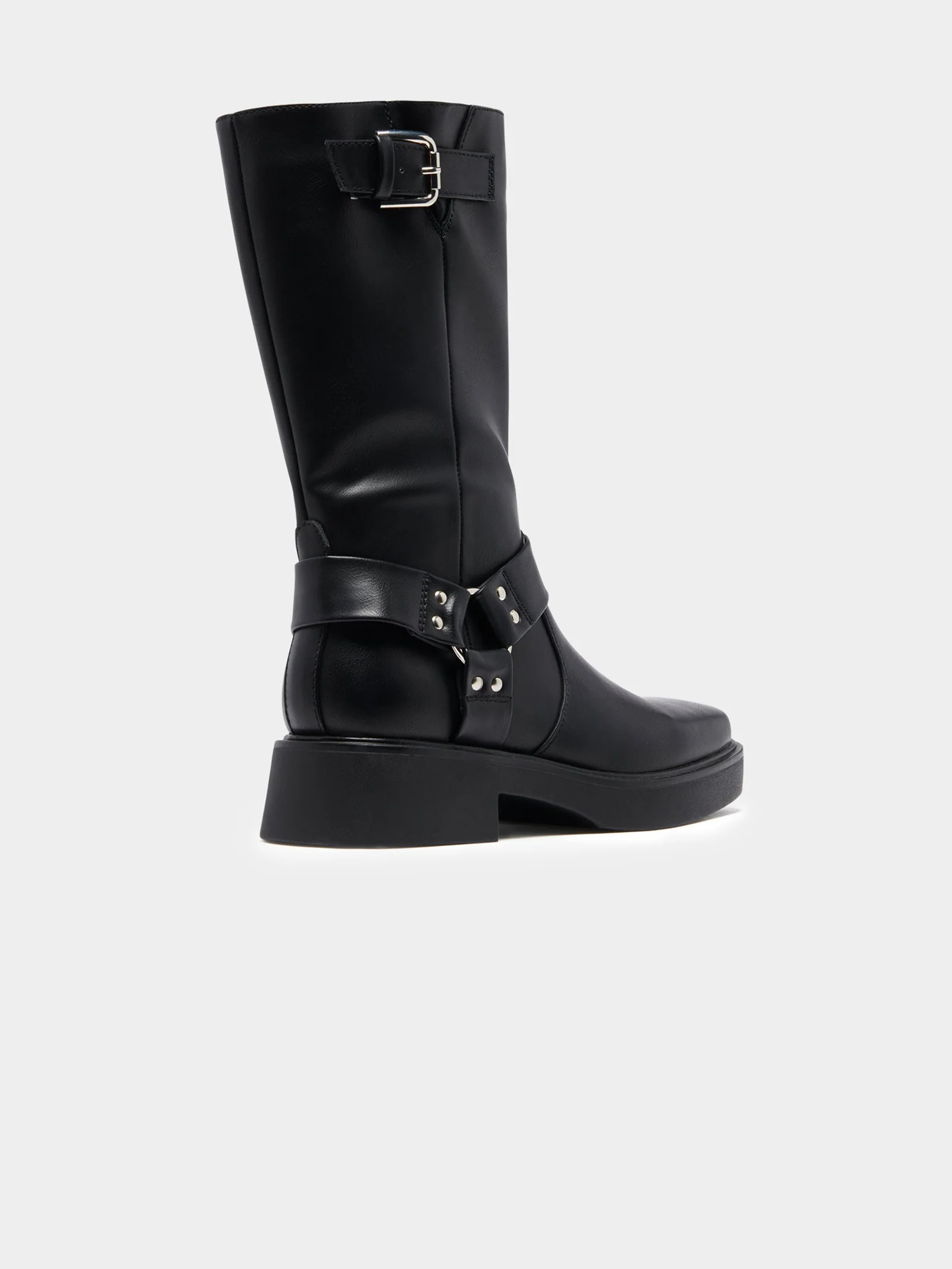 The Edge Mid-Calf Biker Boots - Image 3