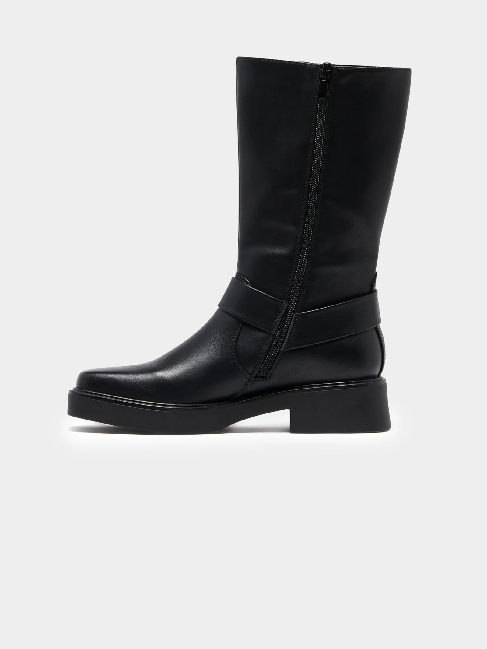 The Edge Mid-Calf Biker Boots - Image 4