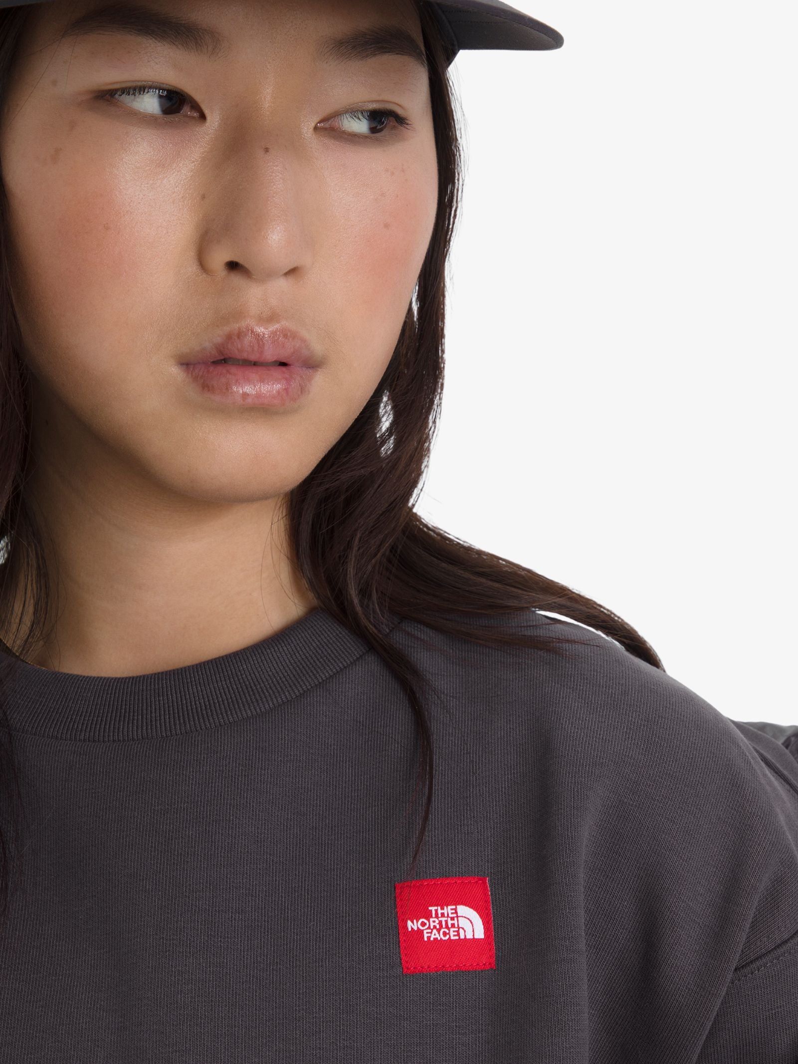 Women’s TNF Red Box Crew - Image 5