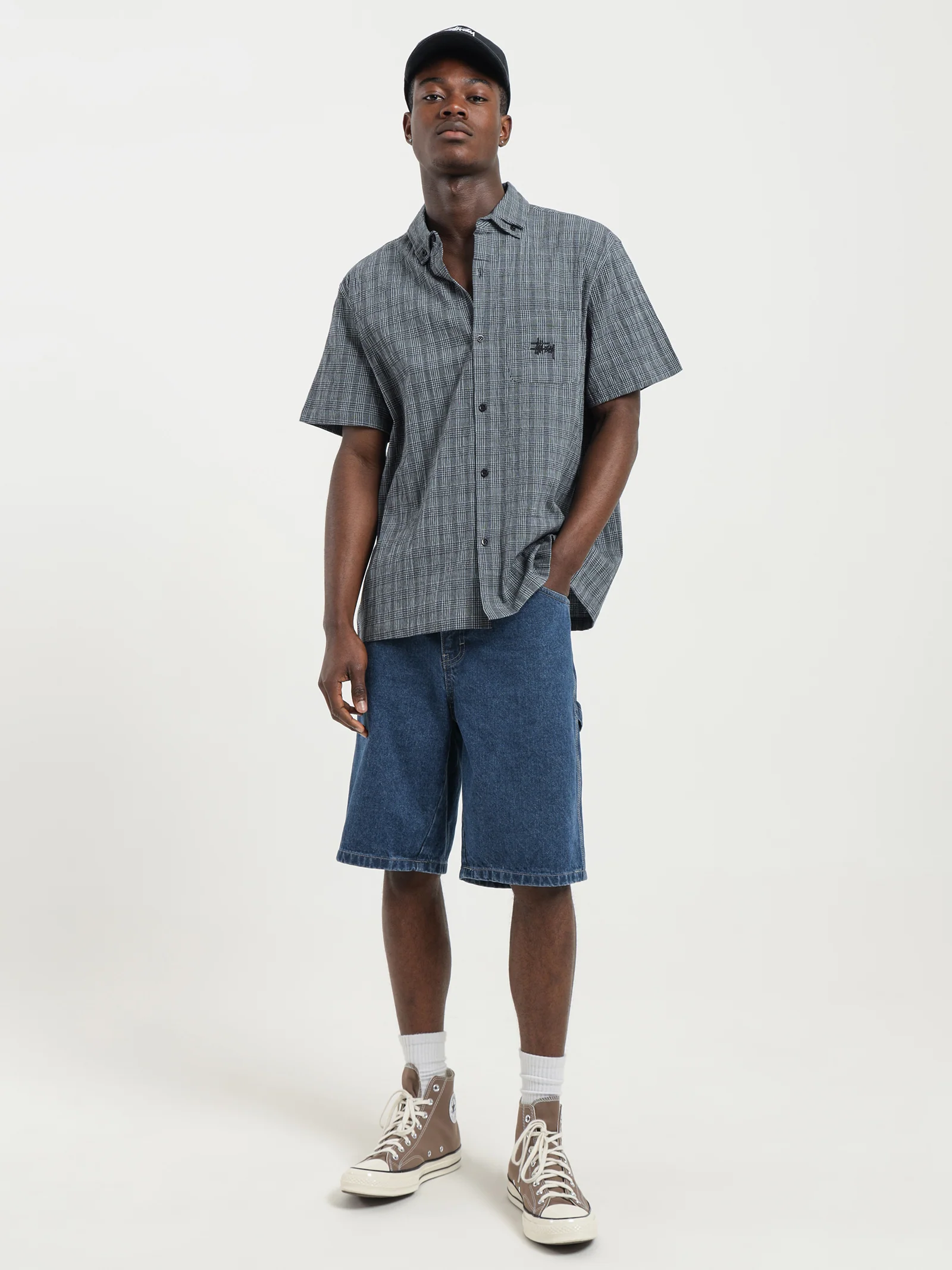 Theo Check Short Sleeve Shirt - Image 3