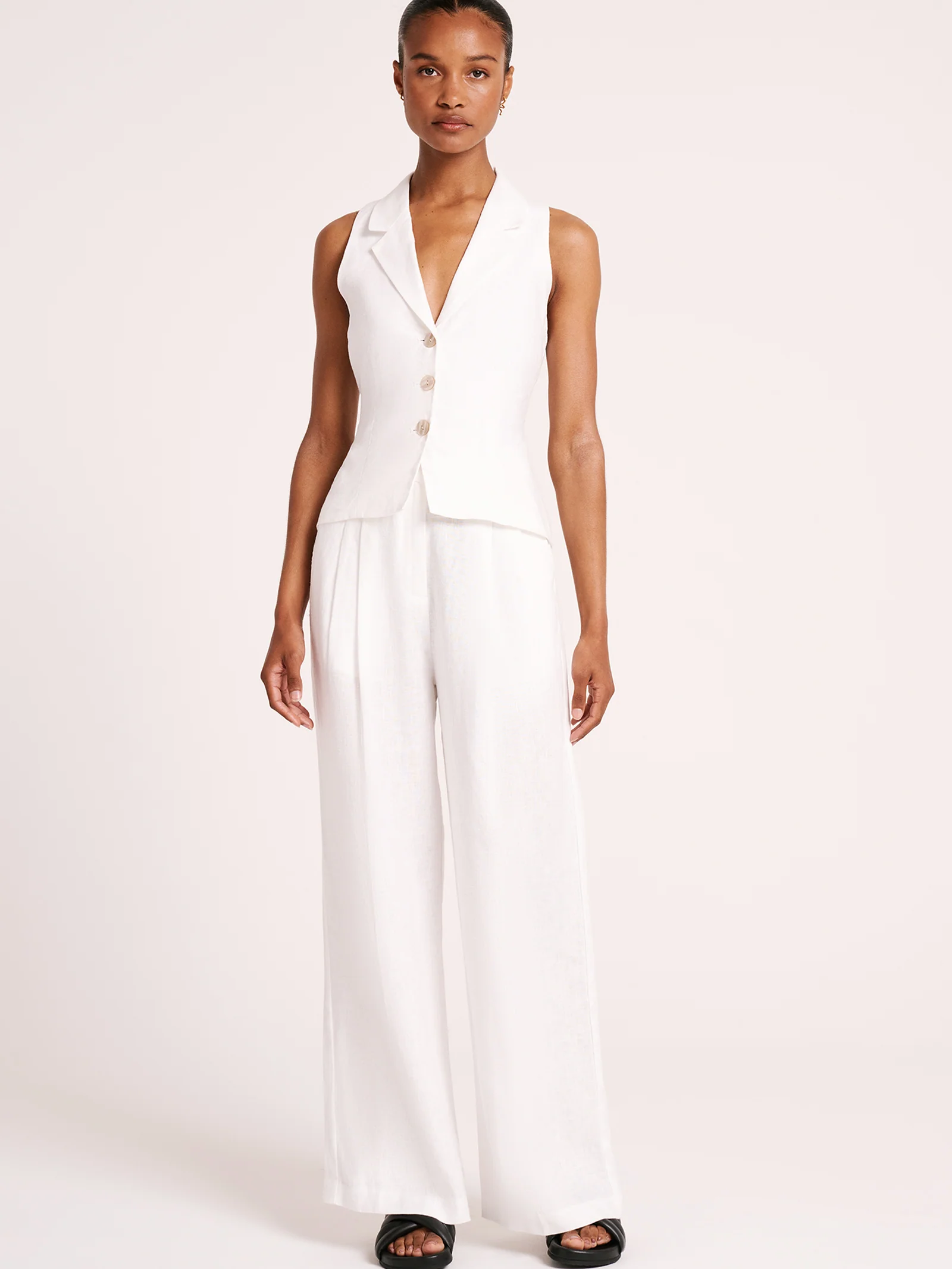 Thilda Linen Vest - Image 5