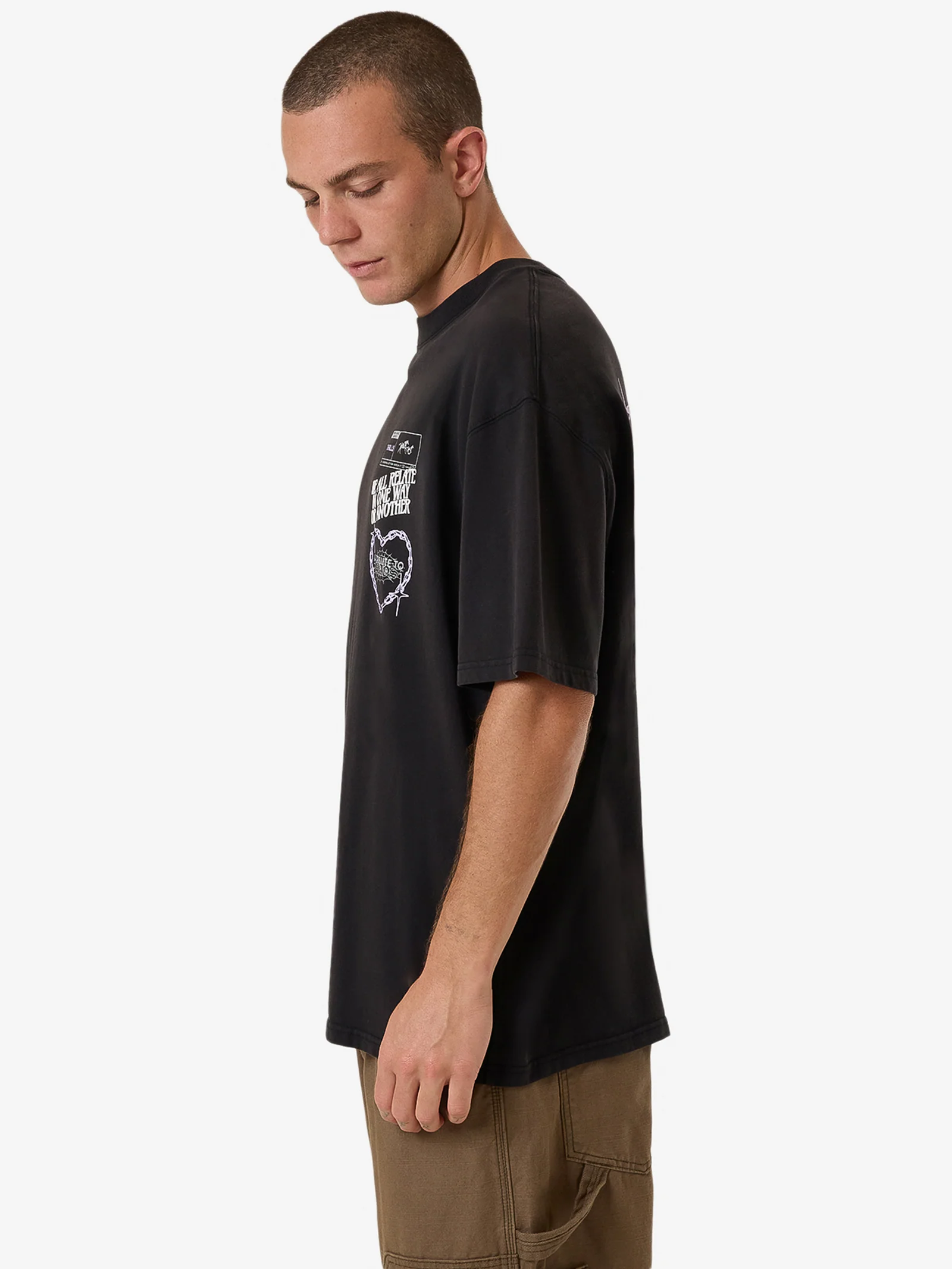 Chain Reaction Box Fit Oversized Tee - Image 4
