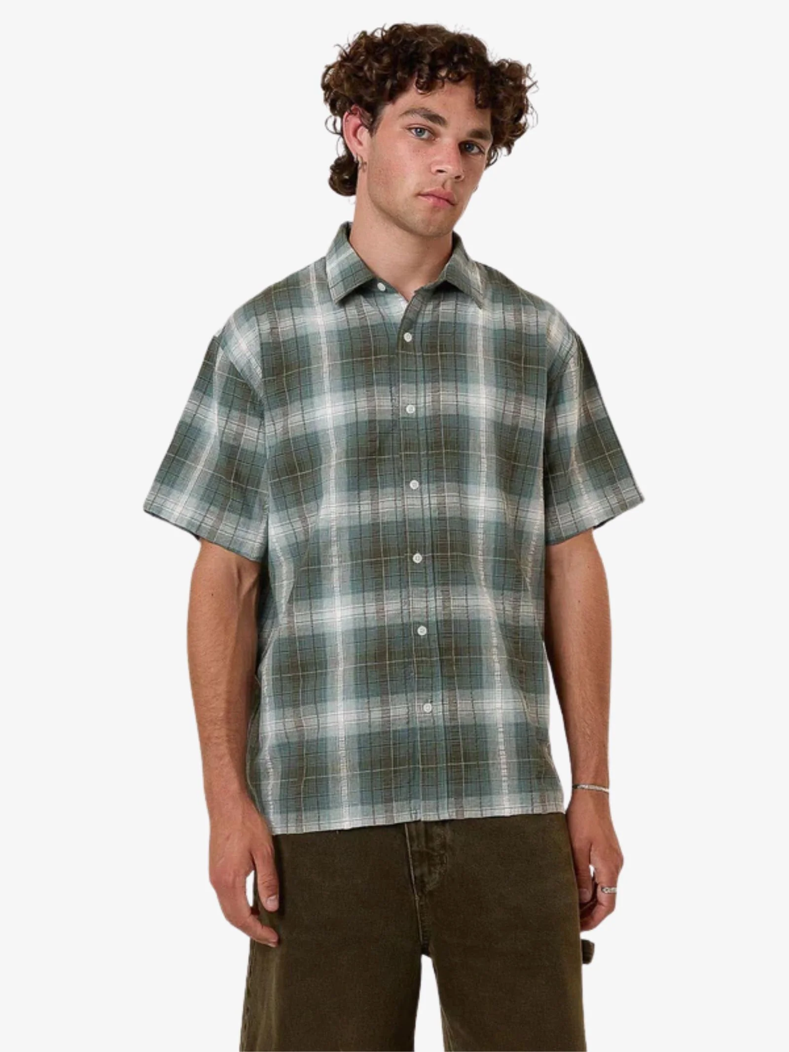 Cheap Thrills Check Cropped Shirt - Image 2