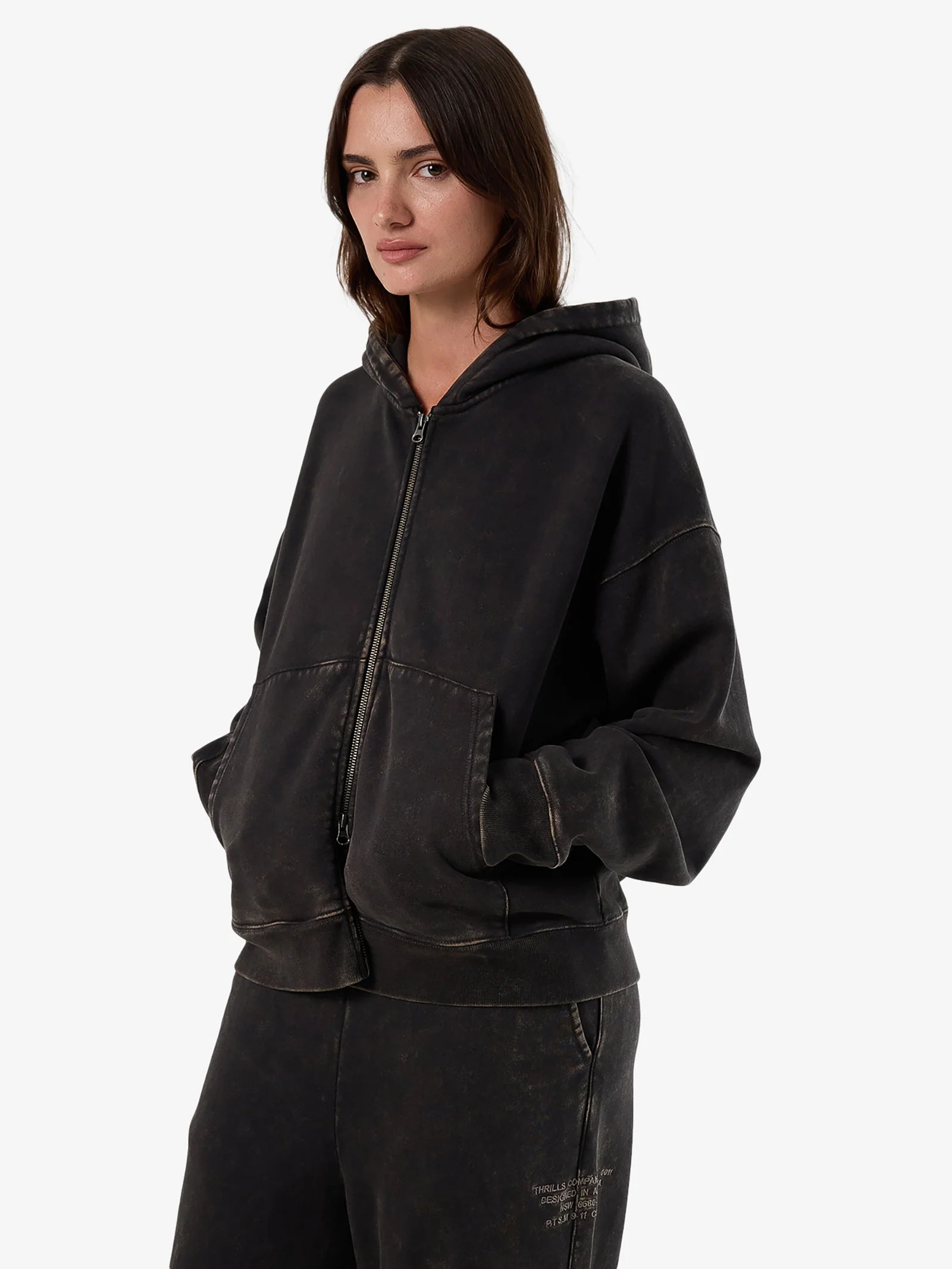 Dissolve Zip Hood Fleece - Image 3