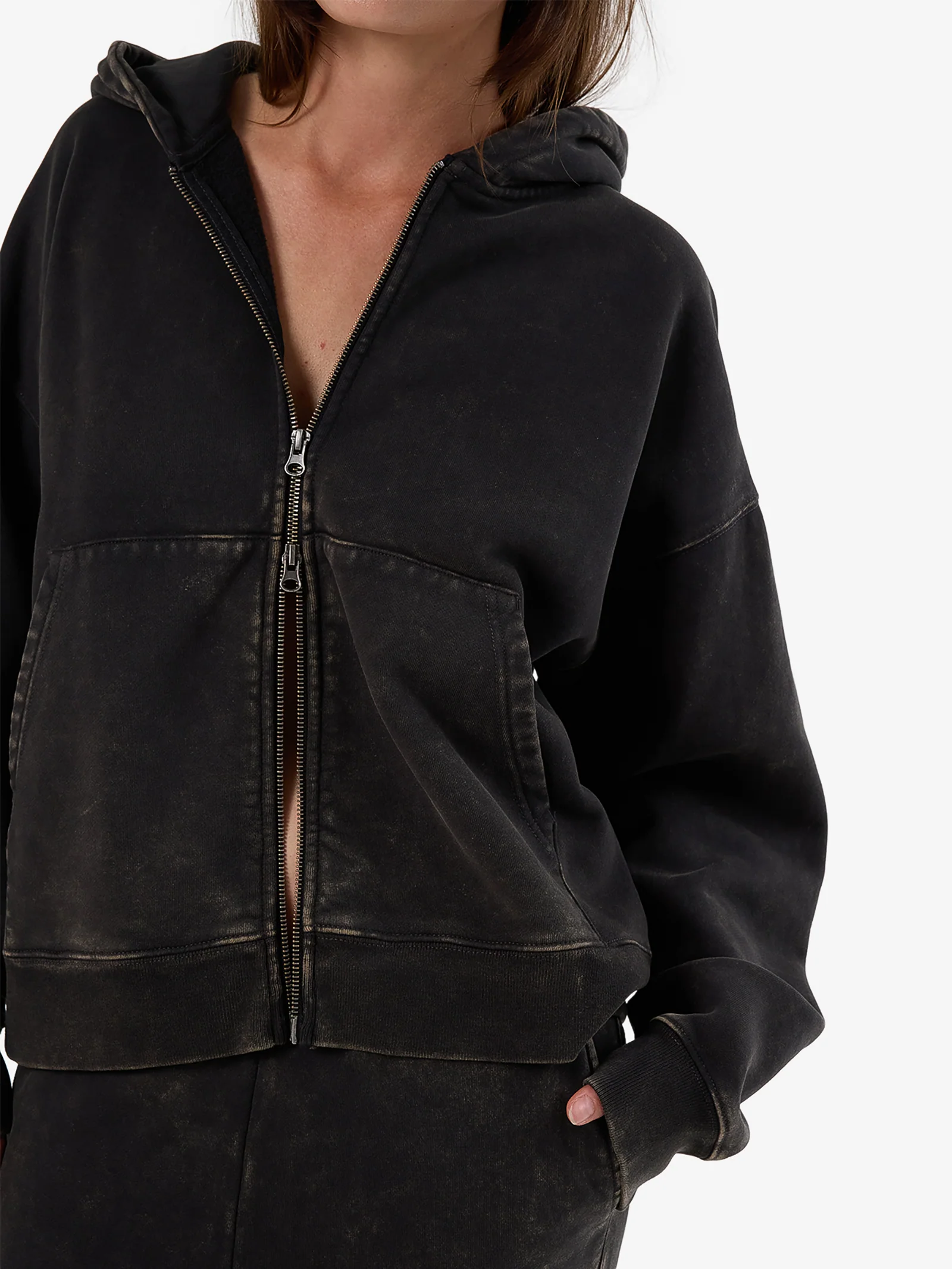 Dissolve Zip Hood Fleece - Image 7